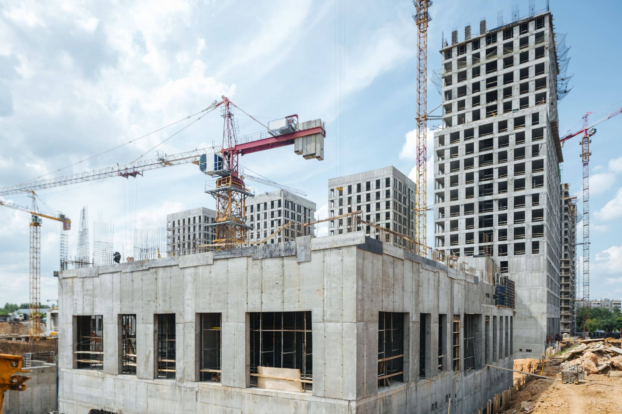Construction progress