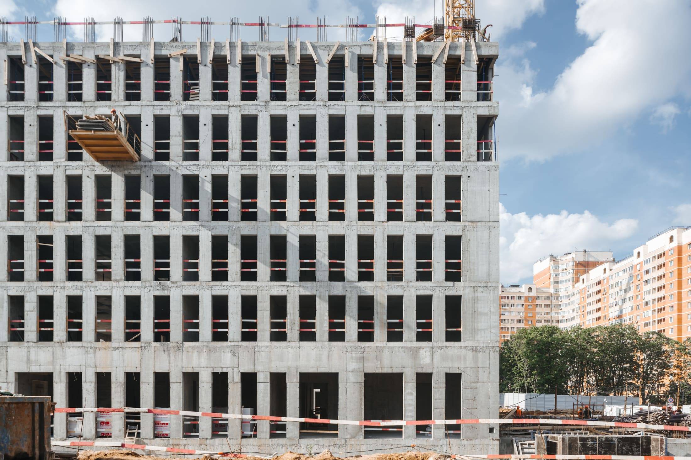 Construction progress