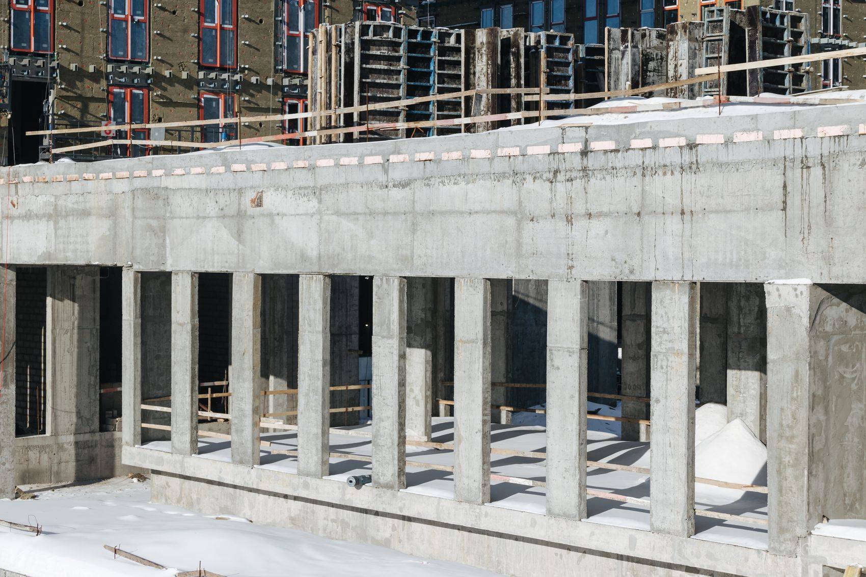 Construction progress