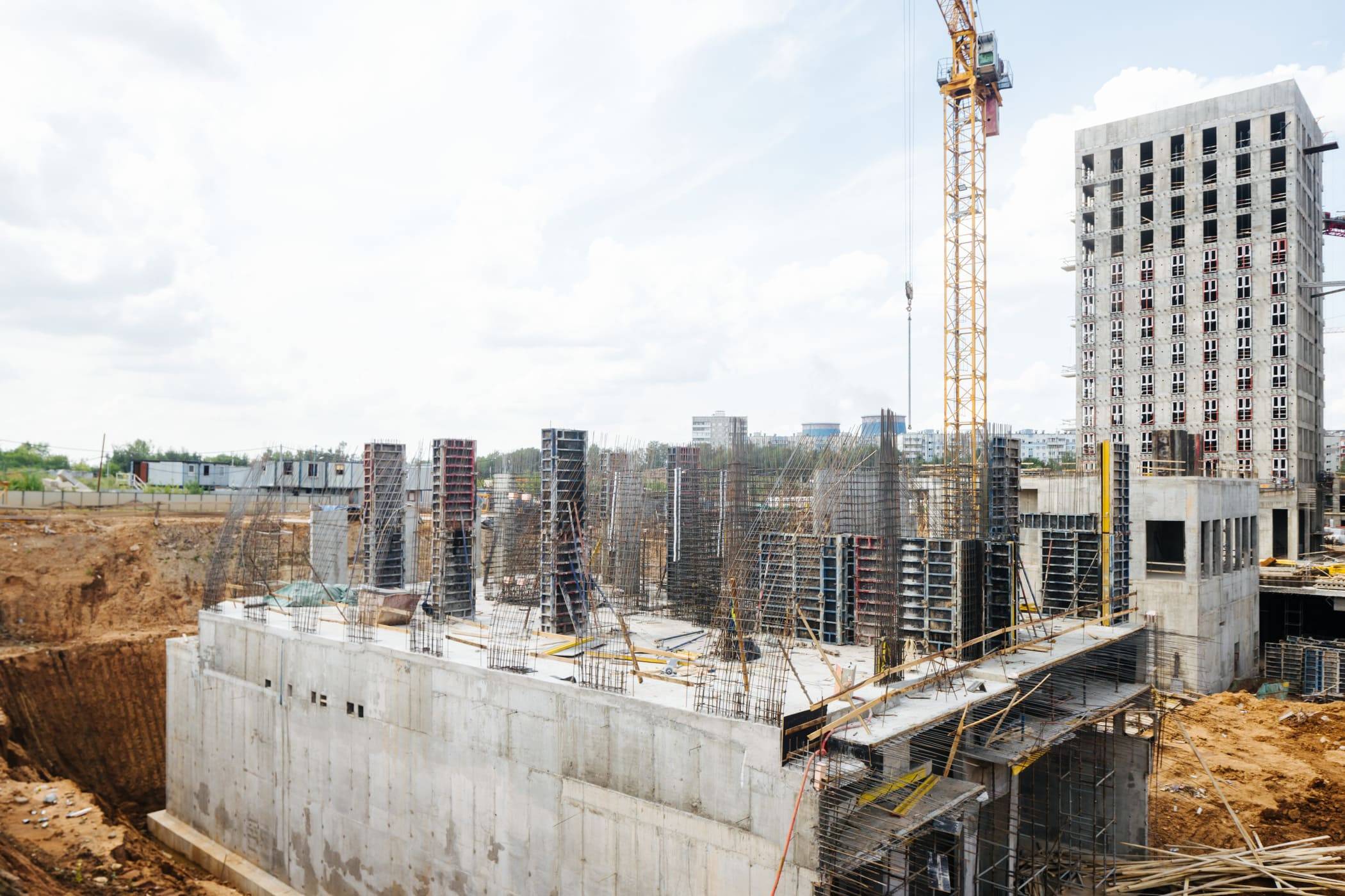 Construction progress