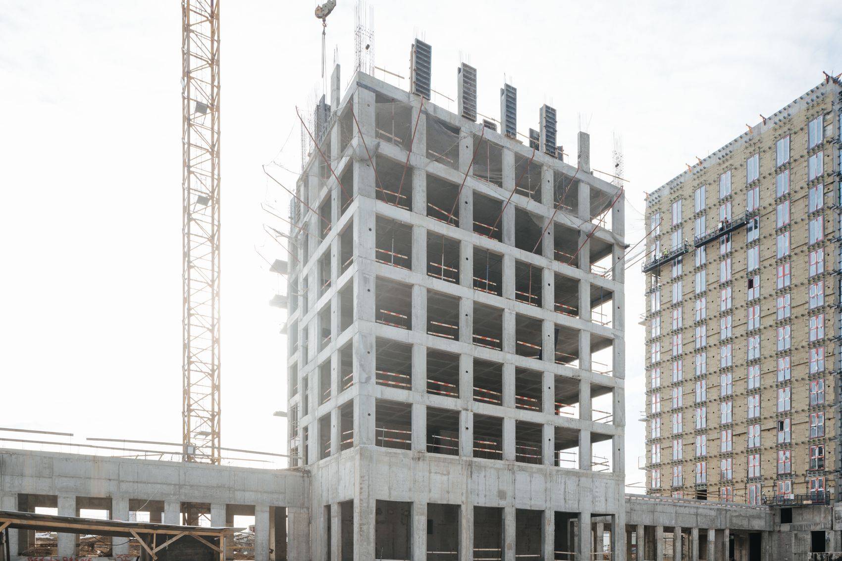 Construction progress