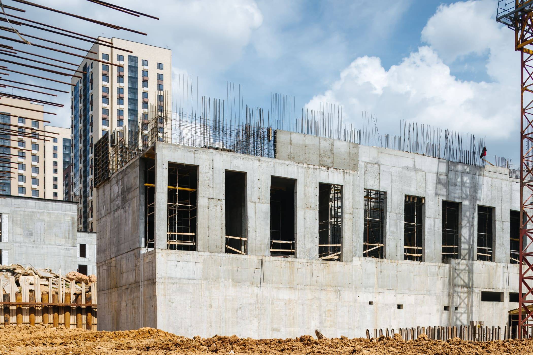 Construction progress