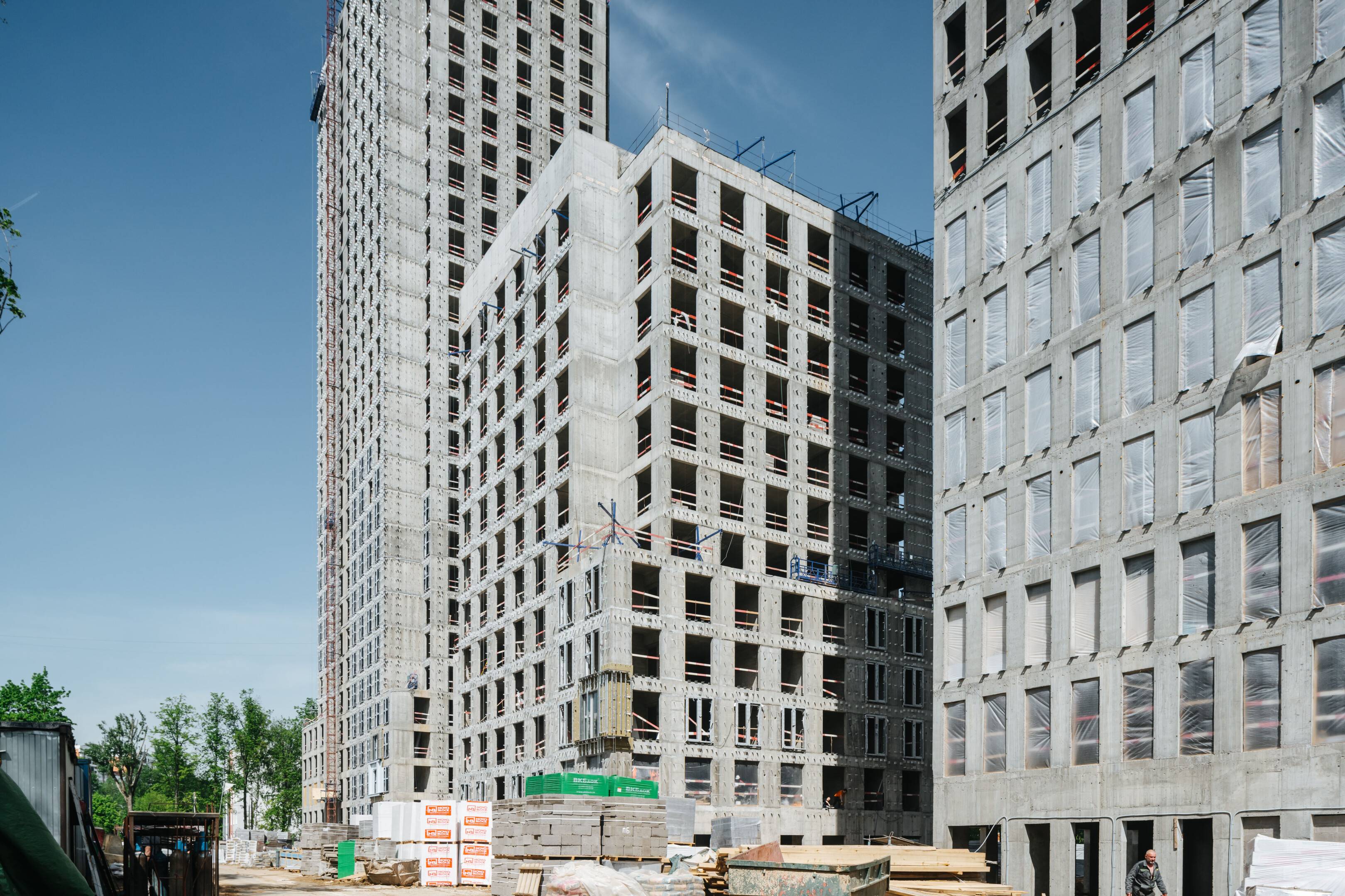 Construction progress