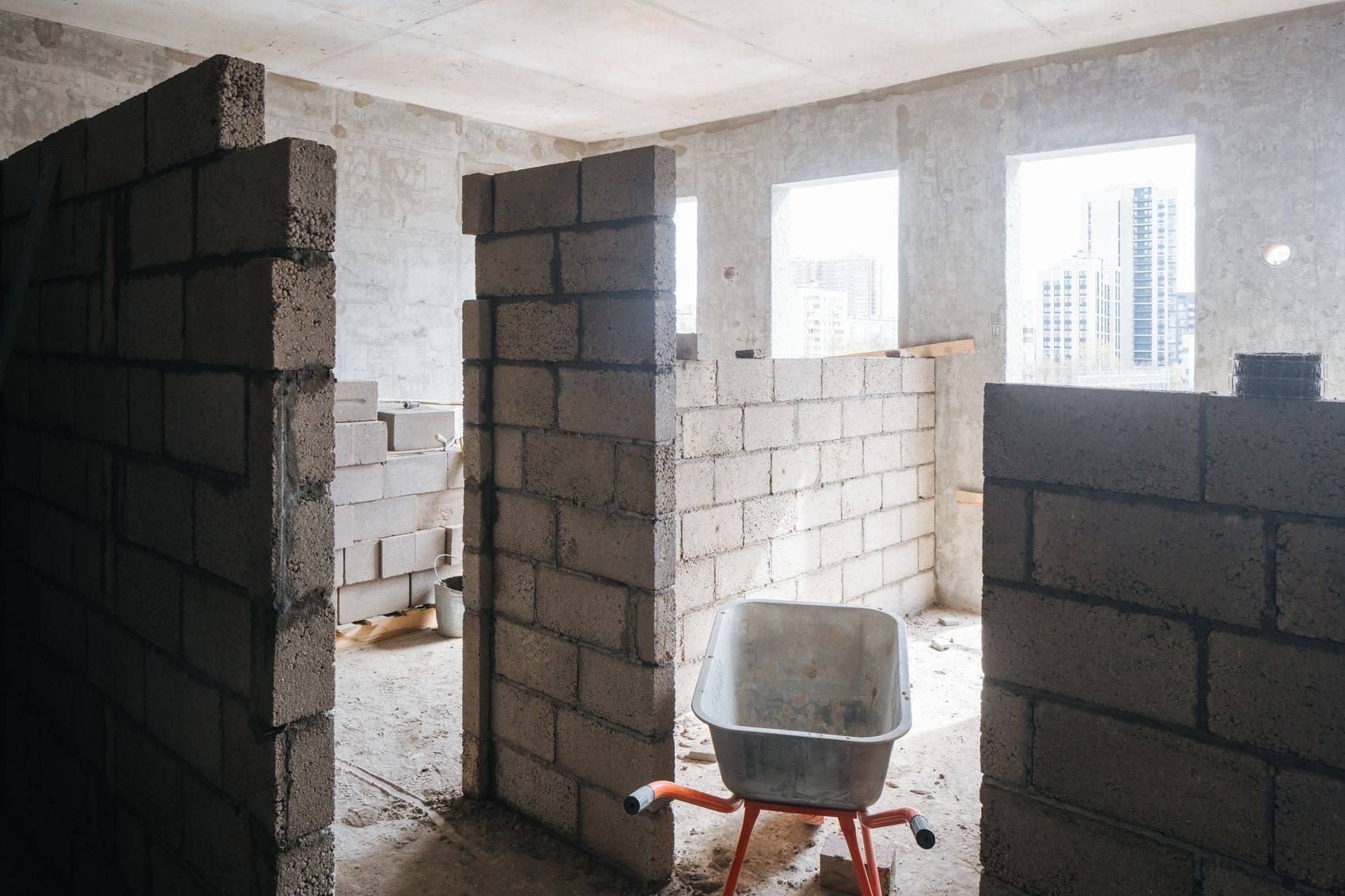 Construction progress