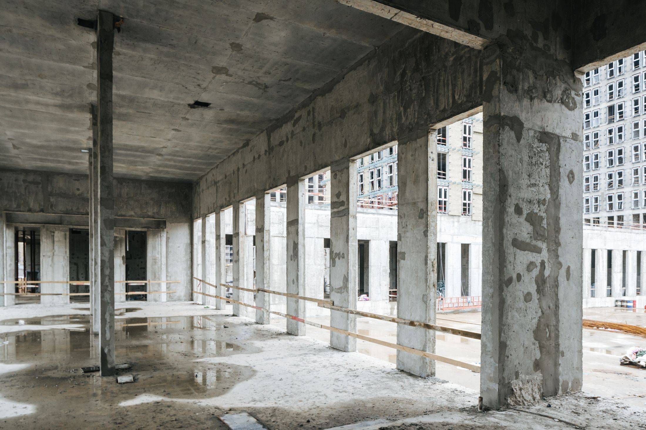 Construction progress