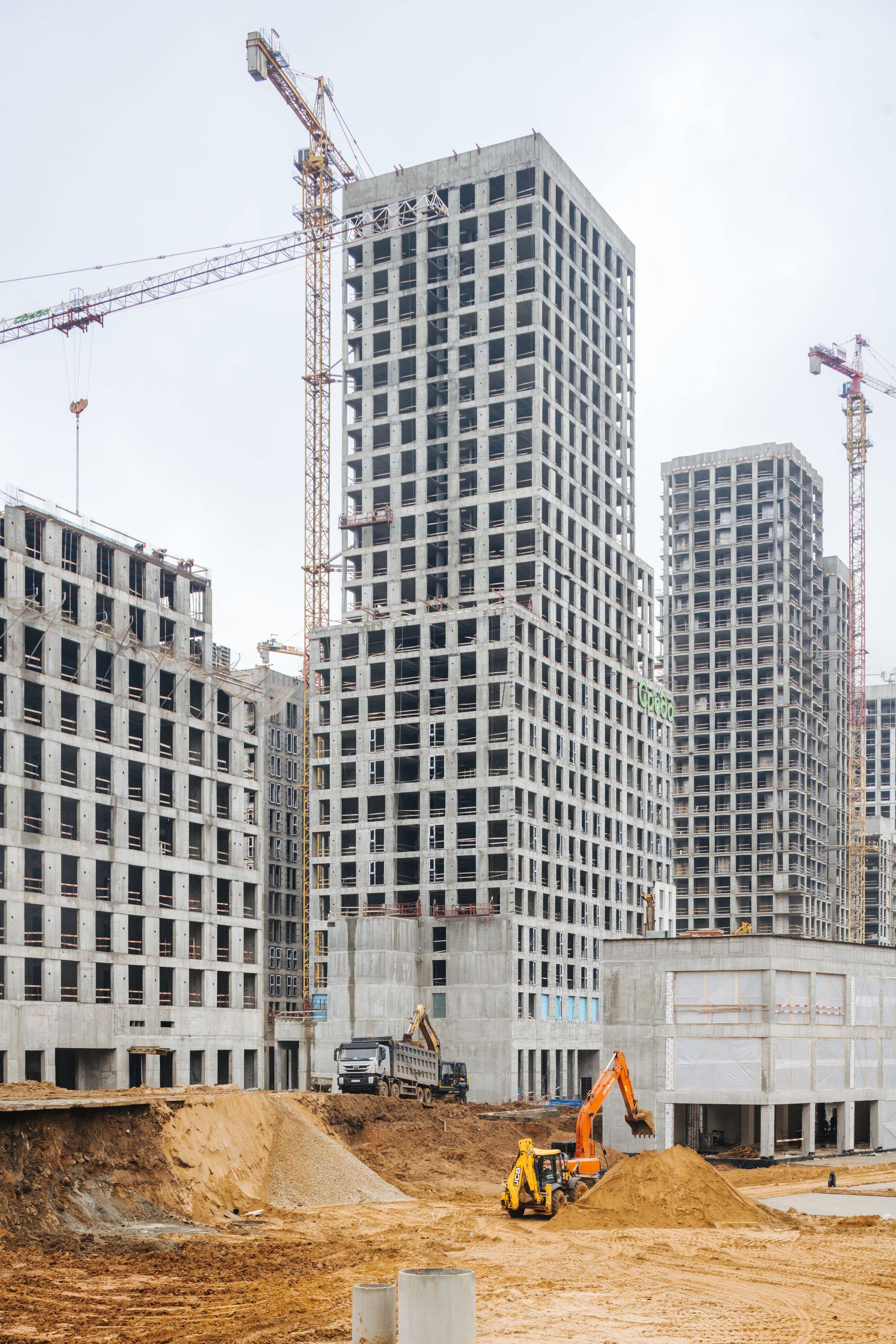 Construction progress