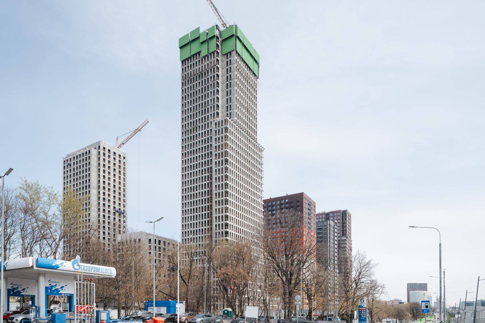 Construction progress