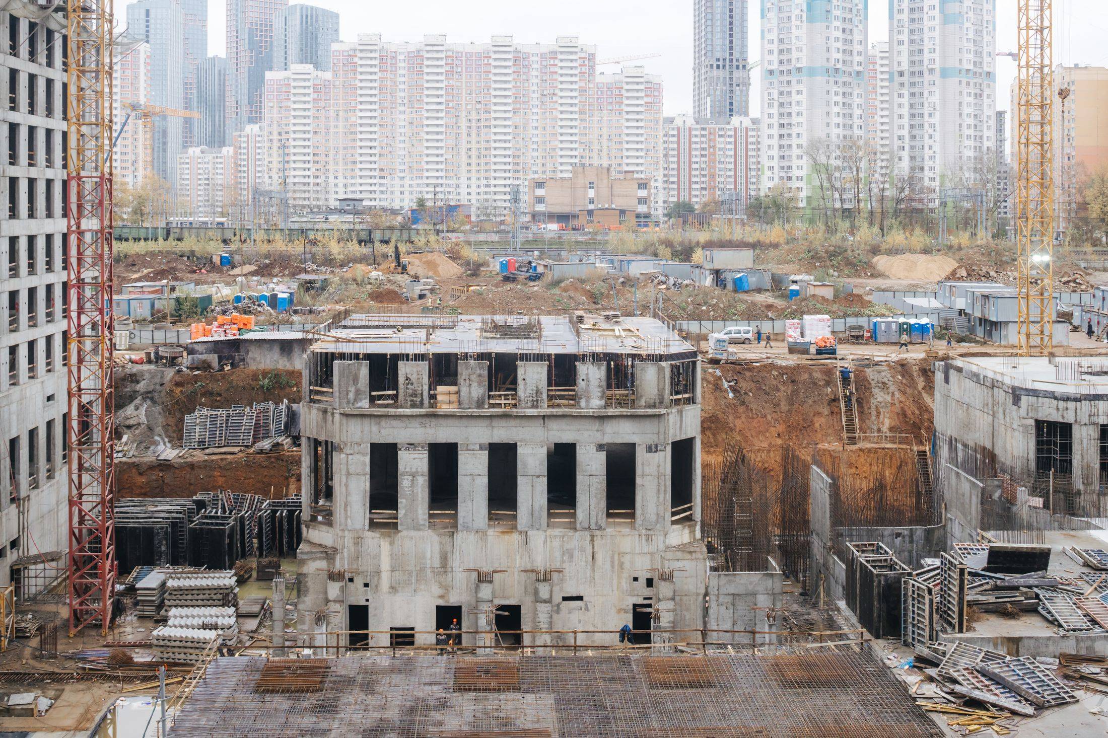 Construction progress