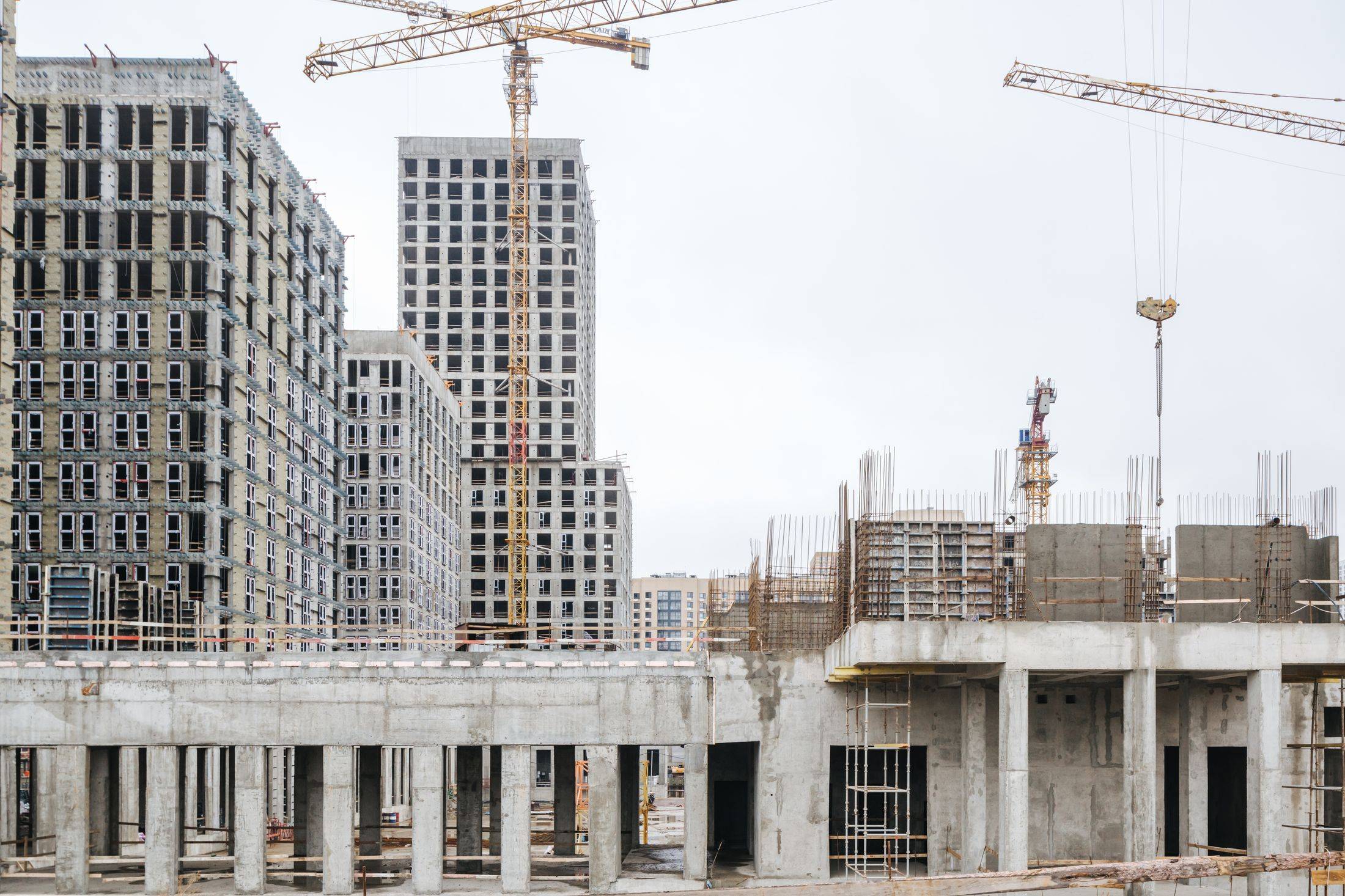 Construction progress