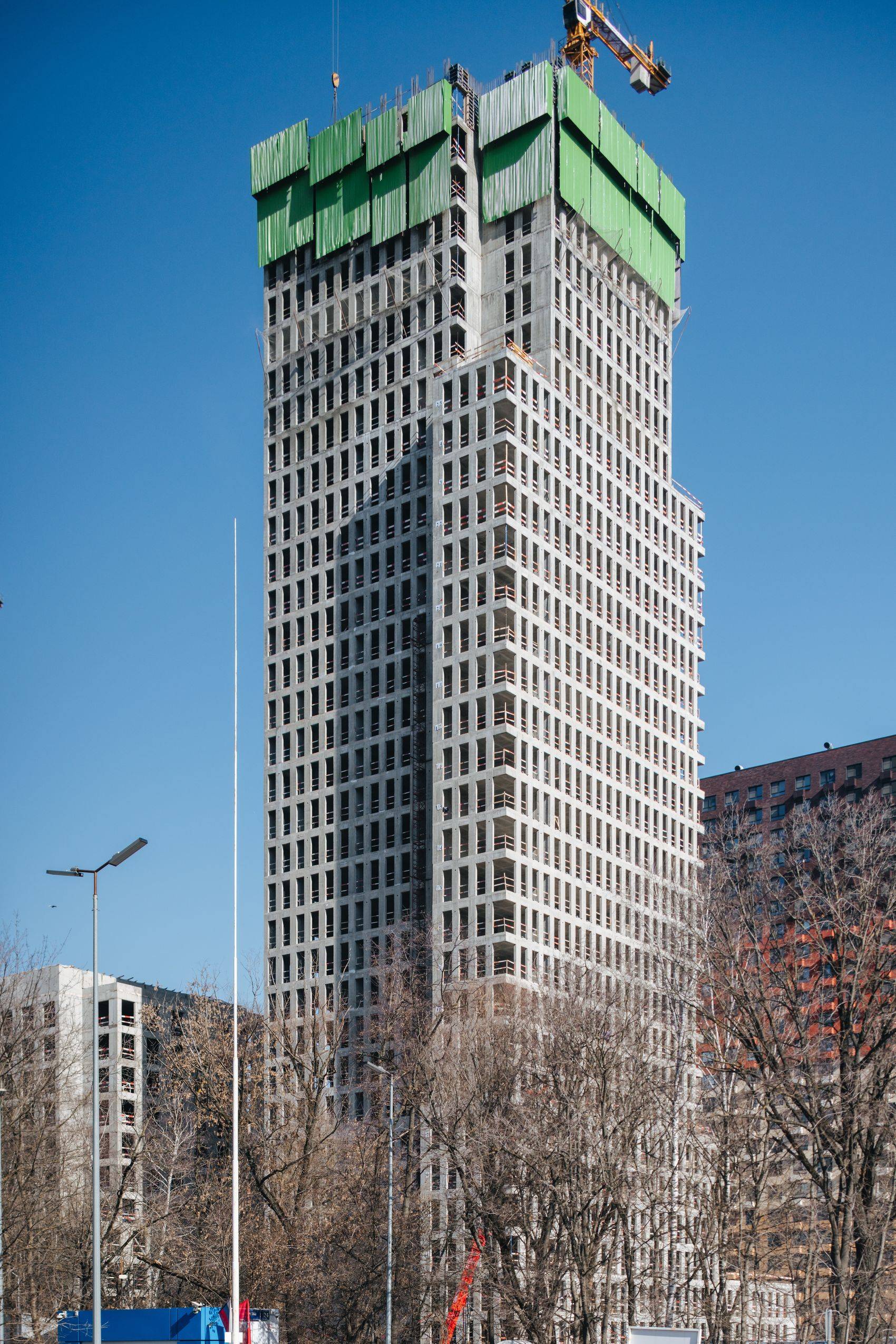 Construction progress