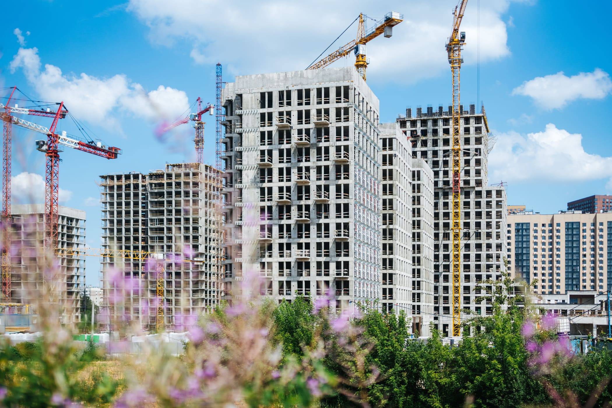 Construction progress