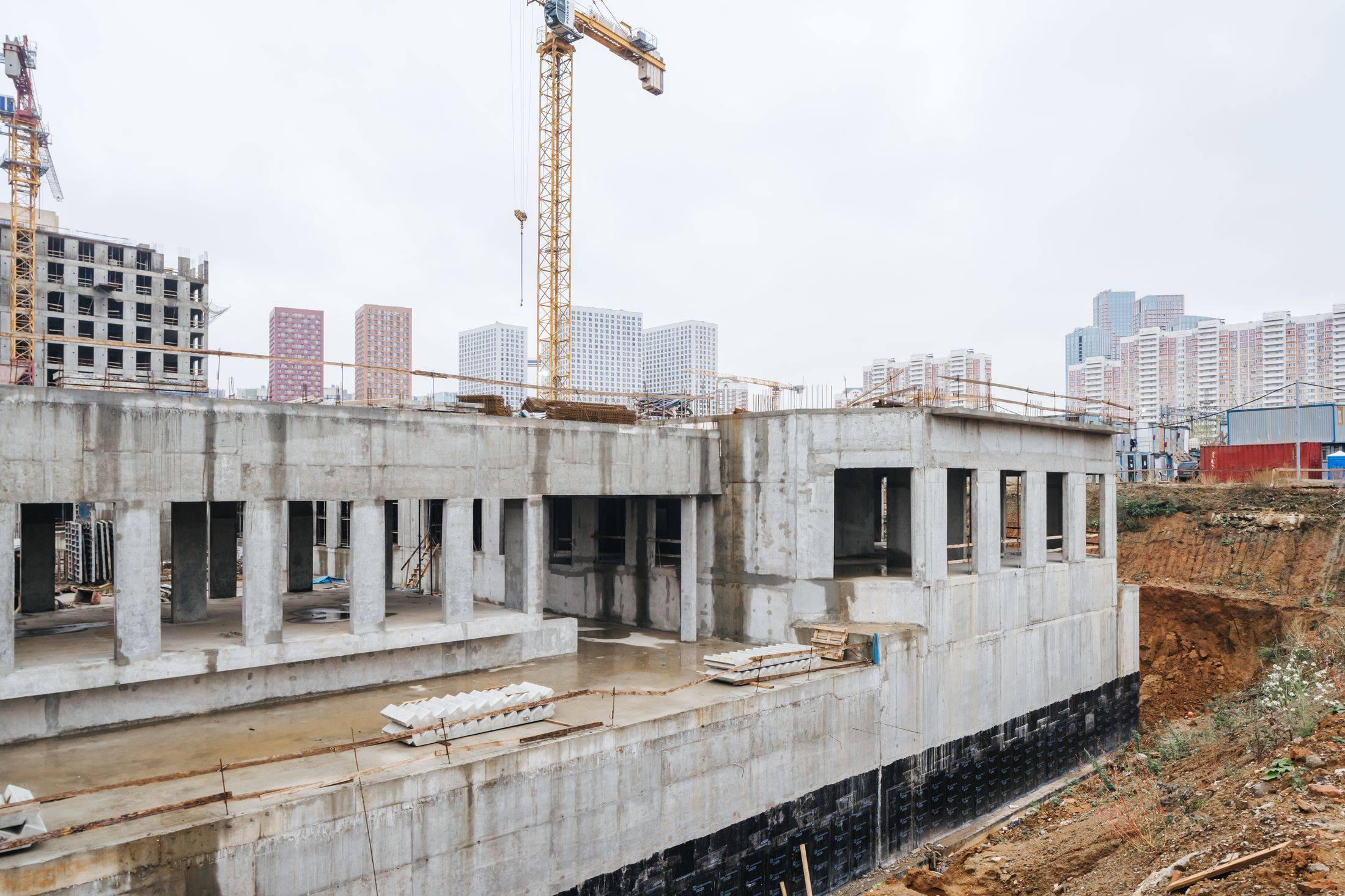 Construction progress