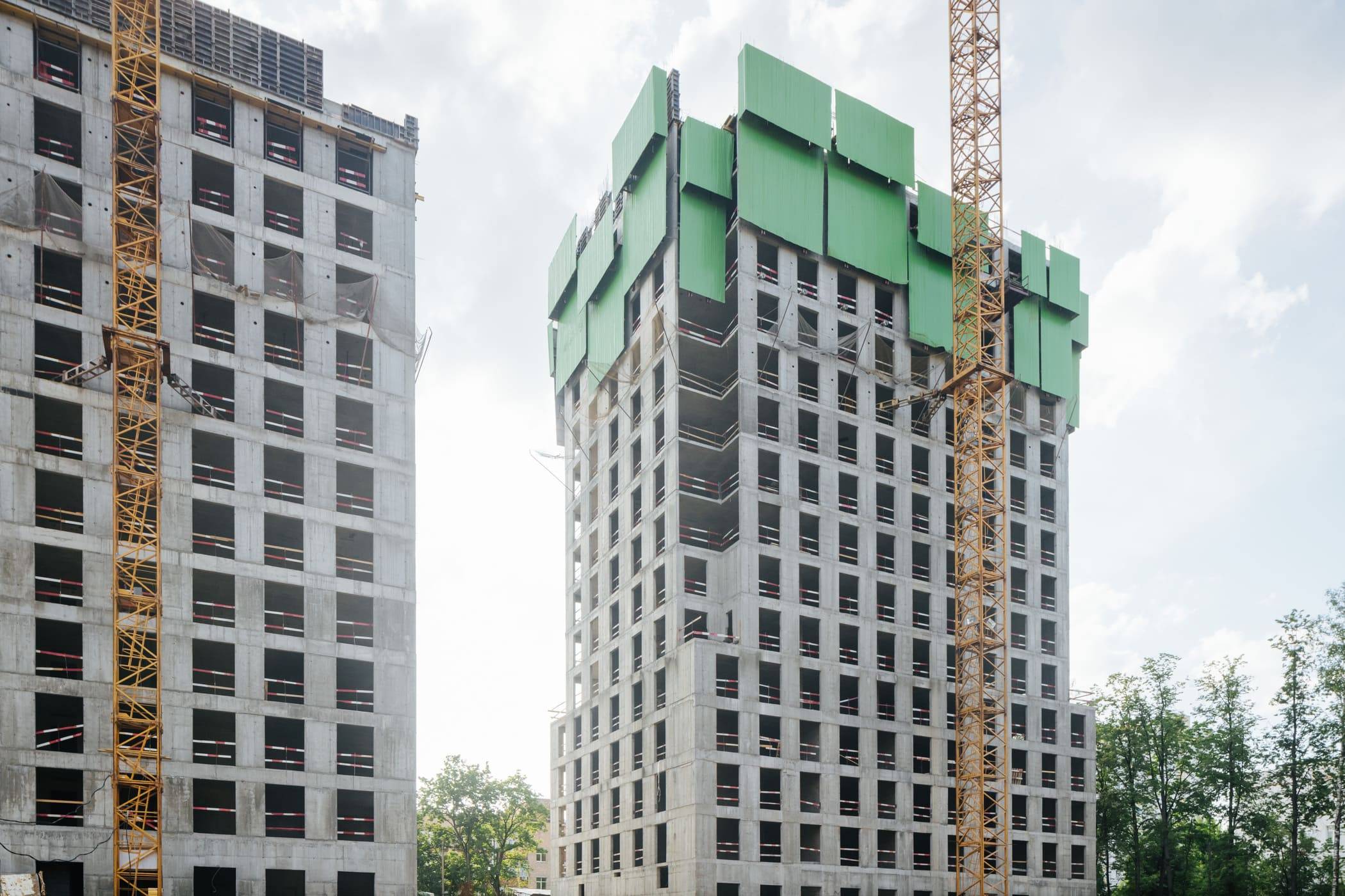 Construction progress