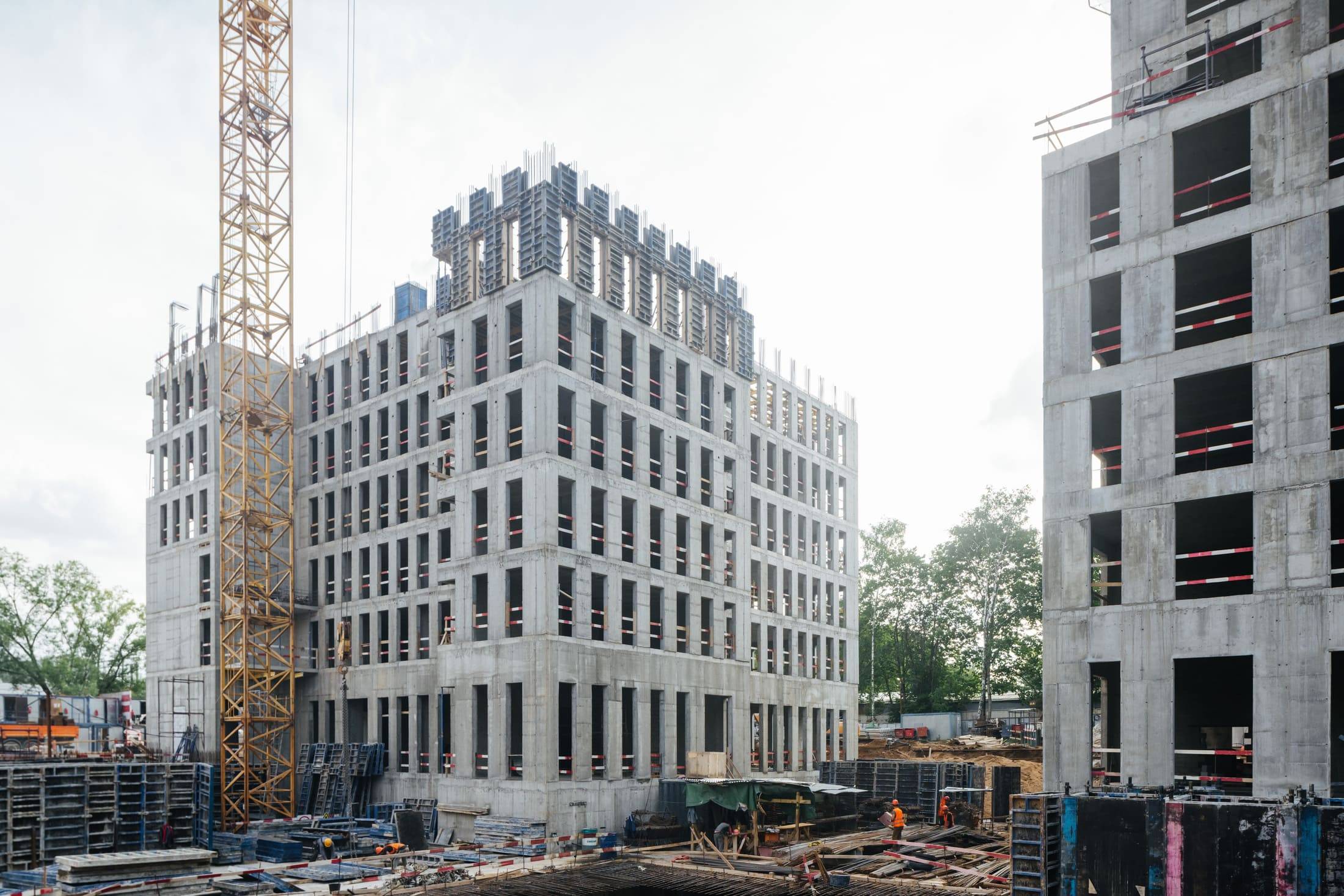 Construction progress