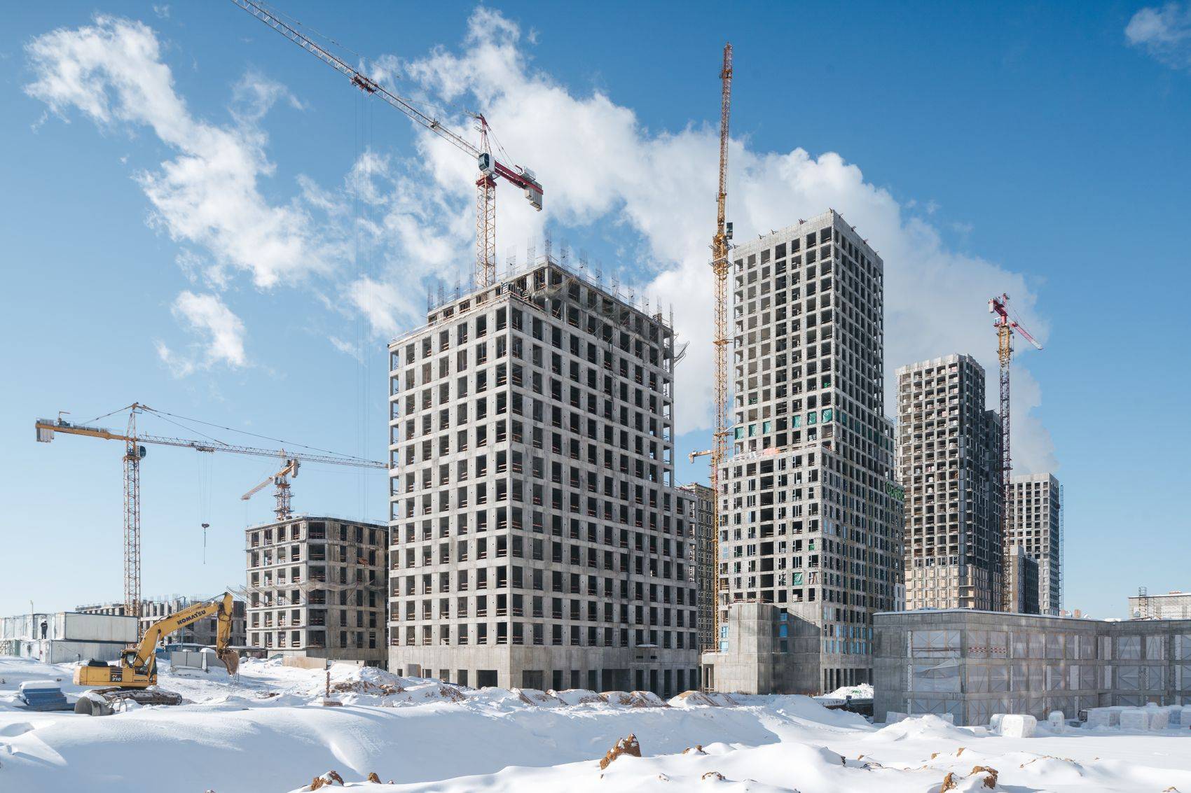 Construction progress