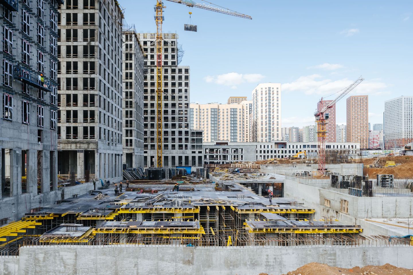 Construction progress