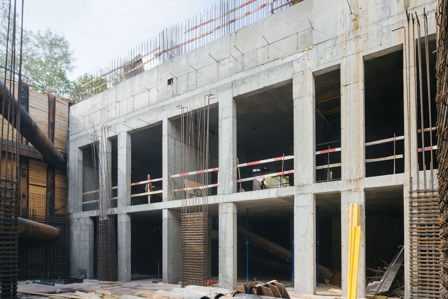Construction progress