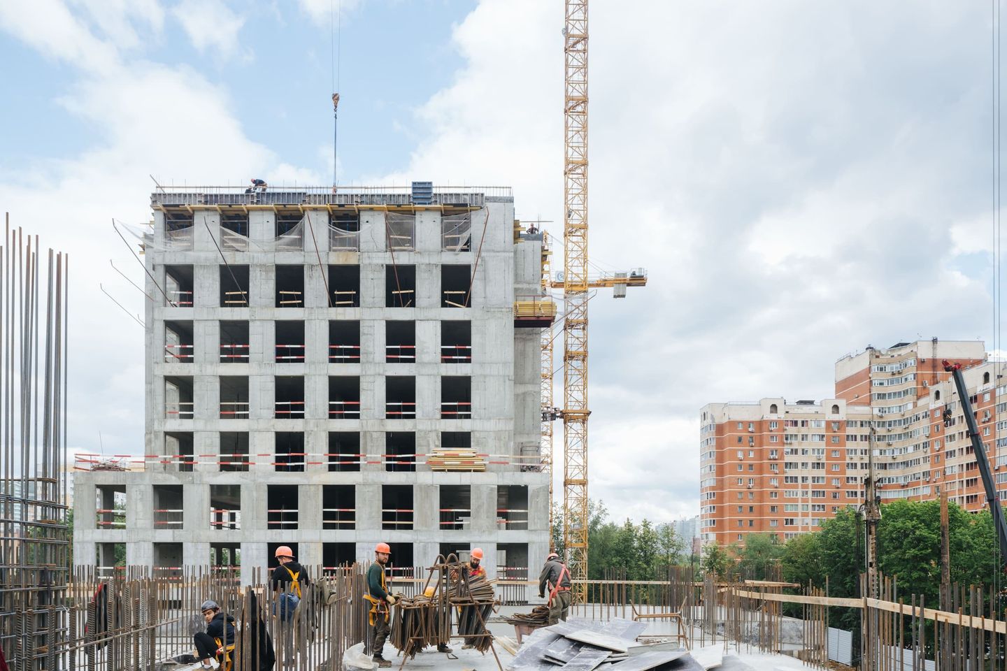 Construction progress
