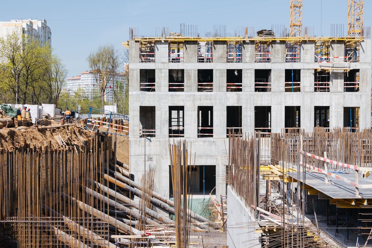 Construction progress