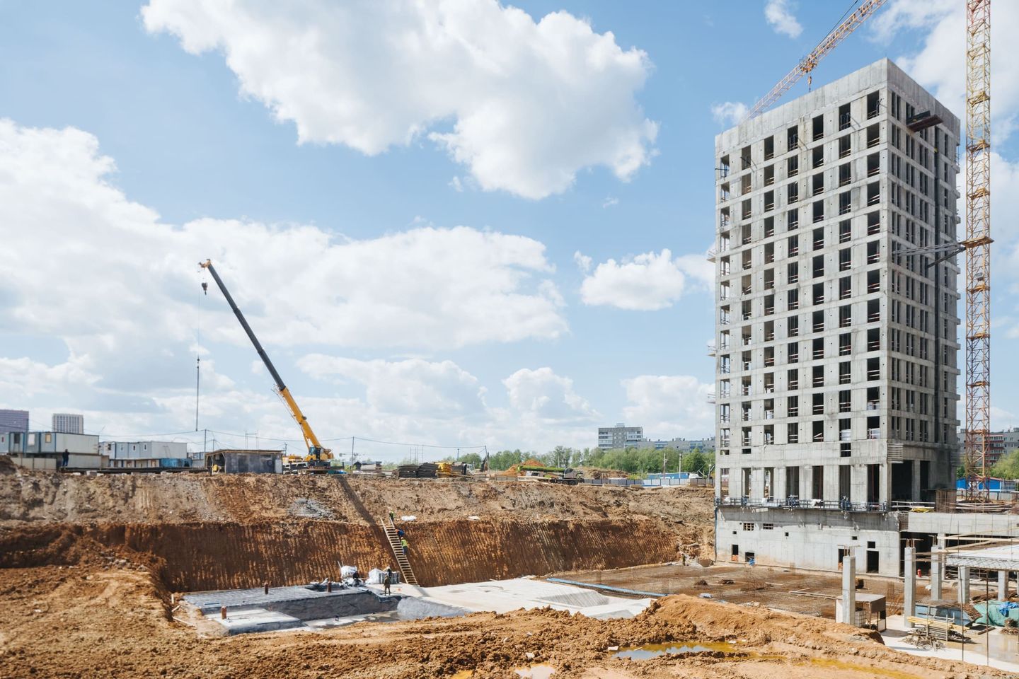 Construction progress