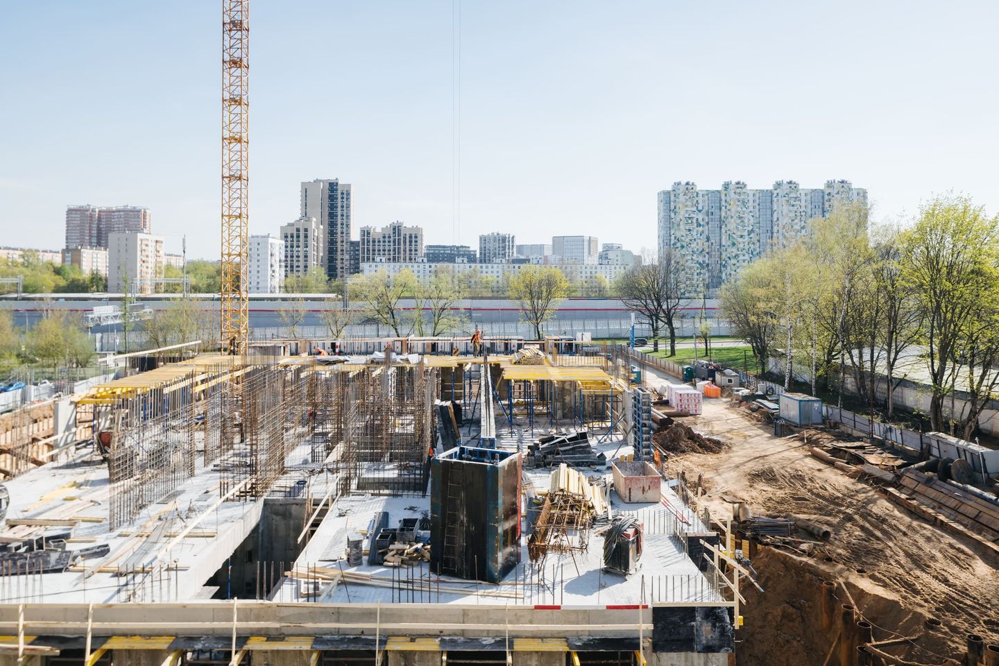 Construction progress