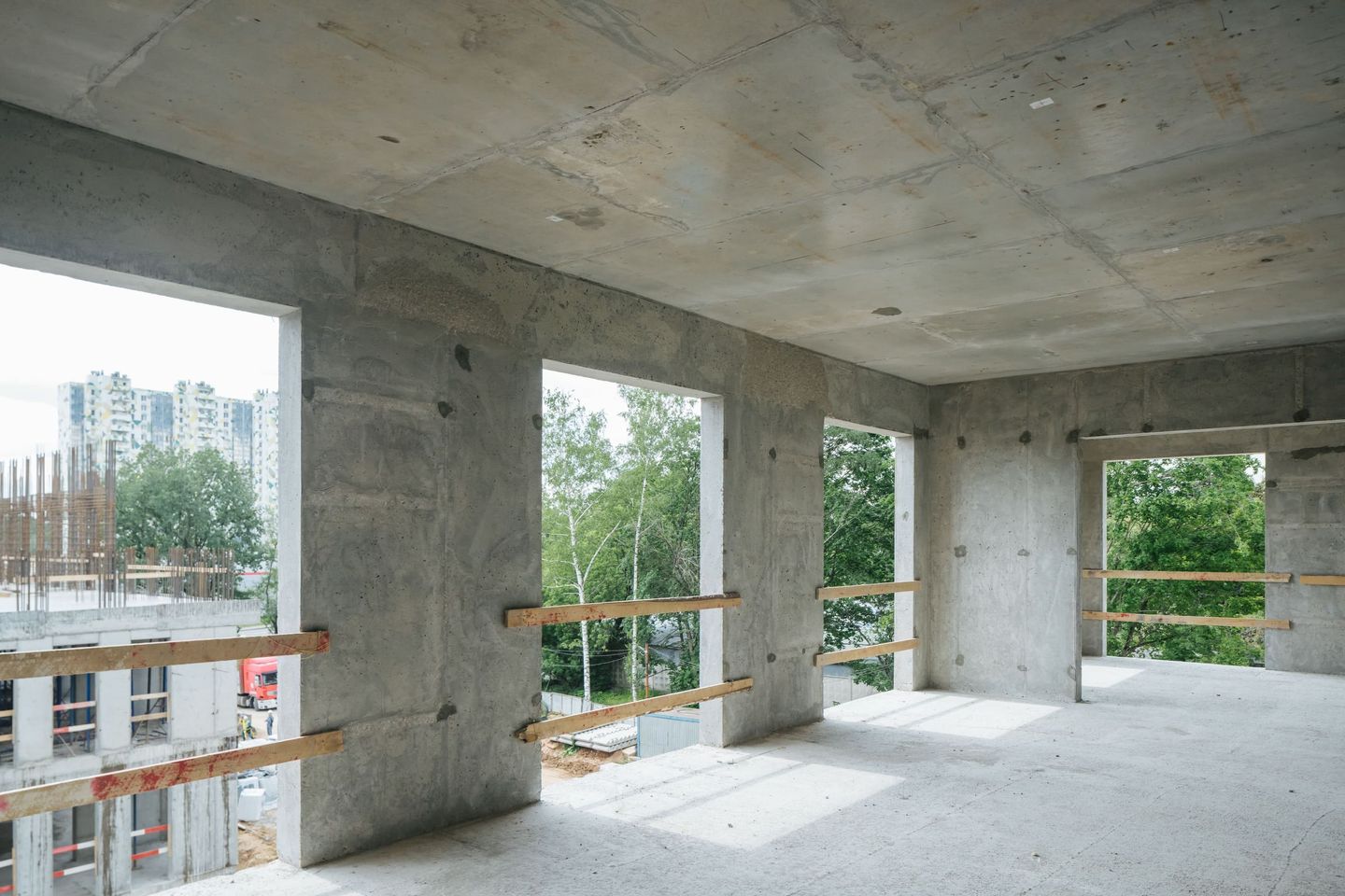 Construction progress