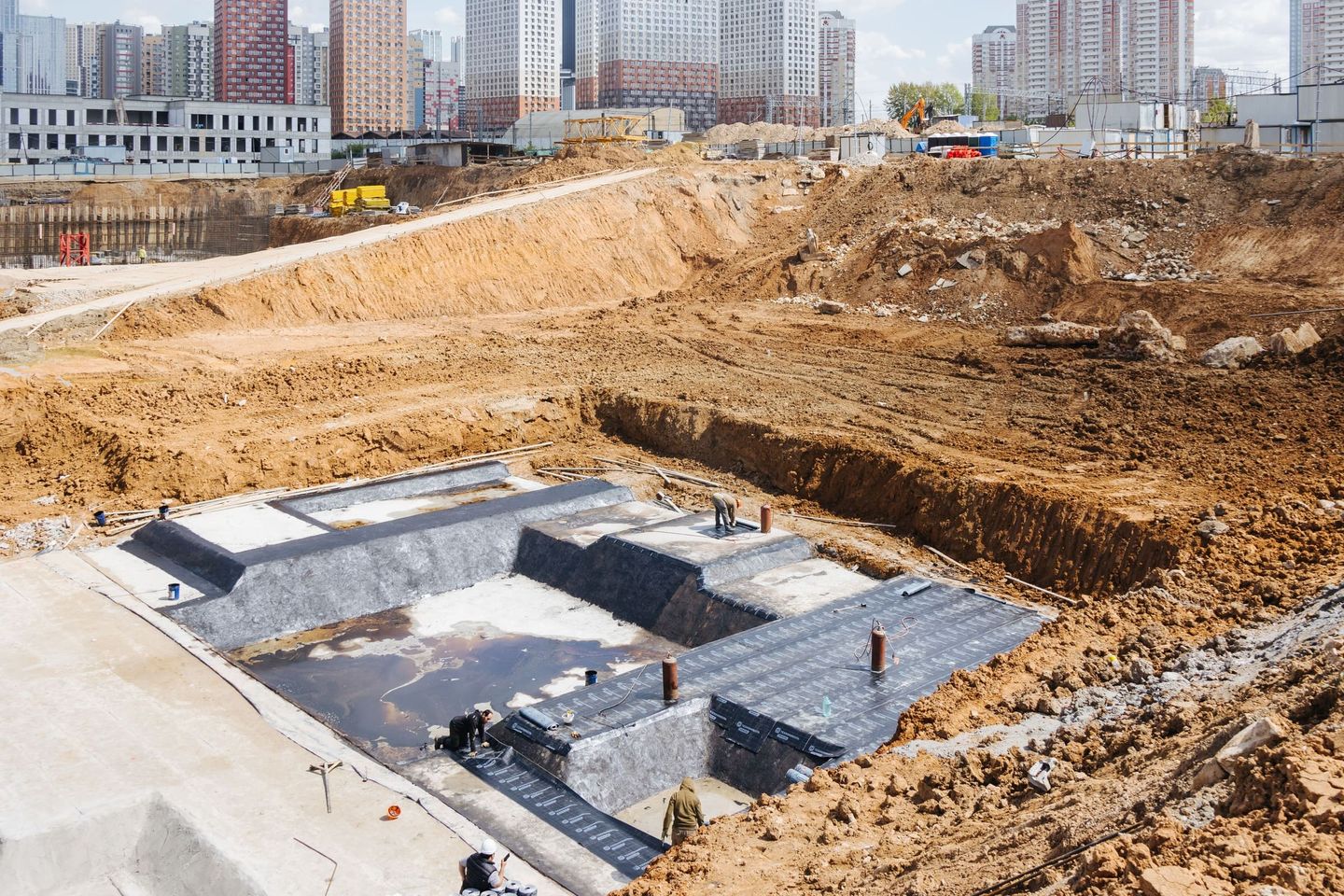 Construction progress