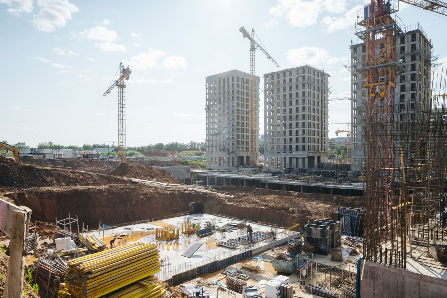 Construction progress