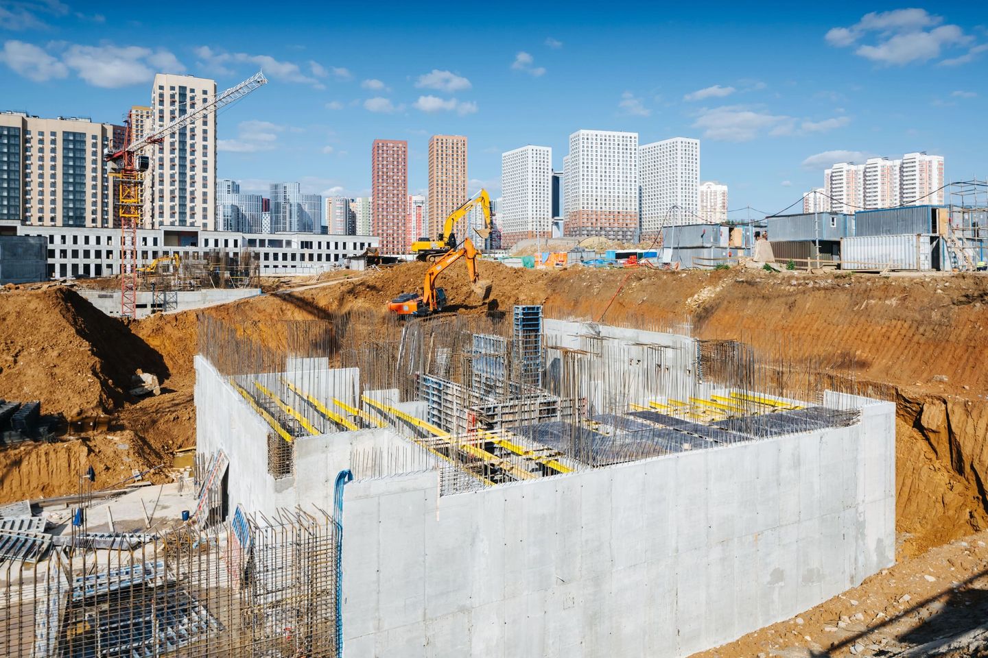 Construction progress