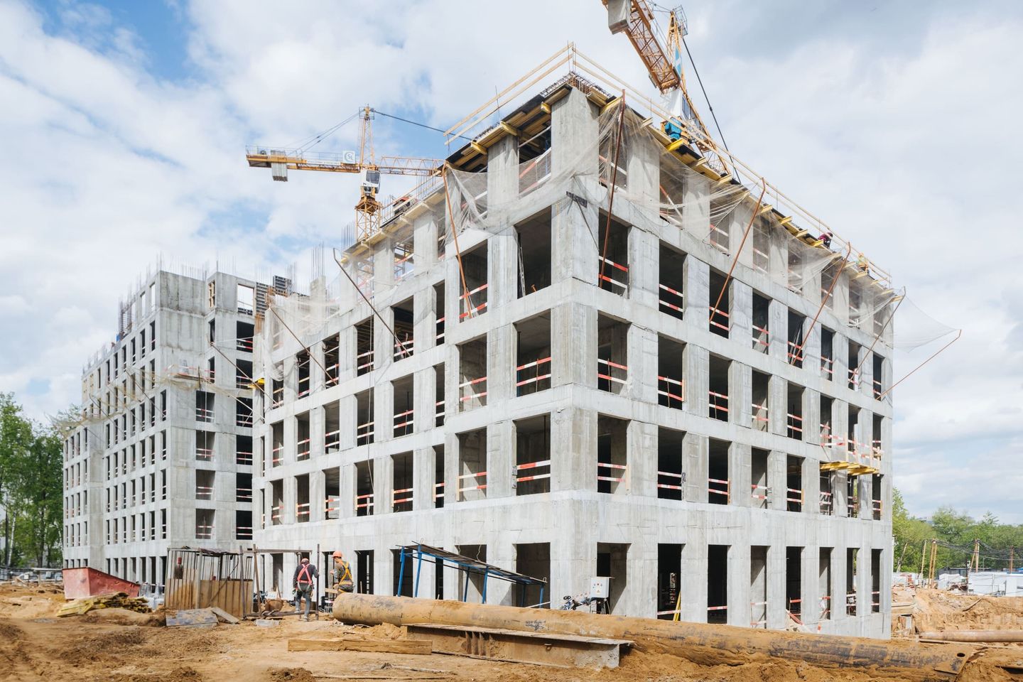 Construction progress