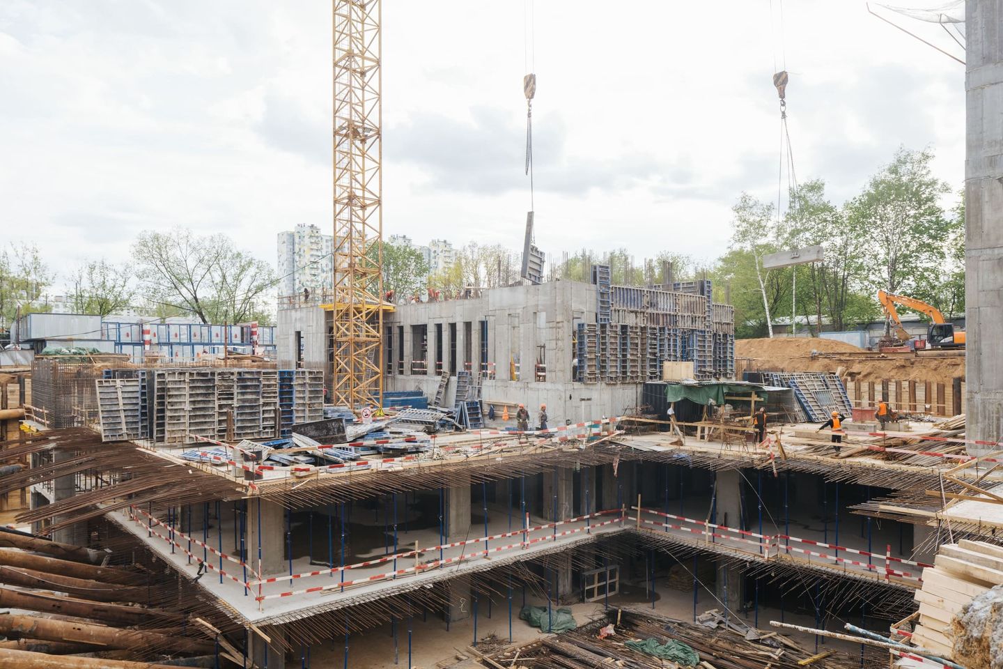 Construction progress