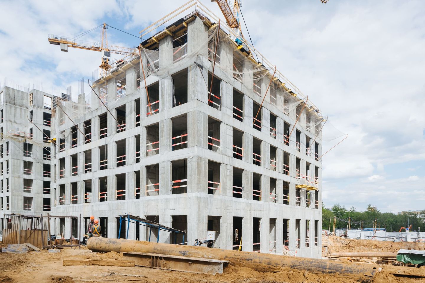Construction progress
