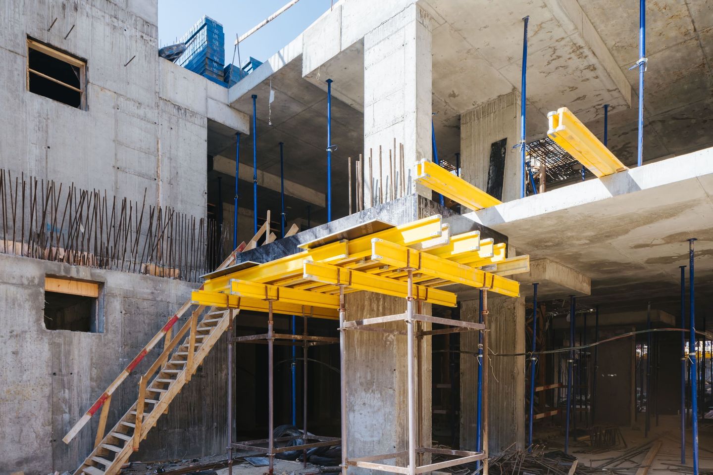 Construction progress