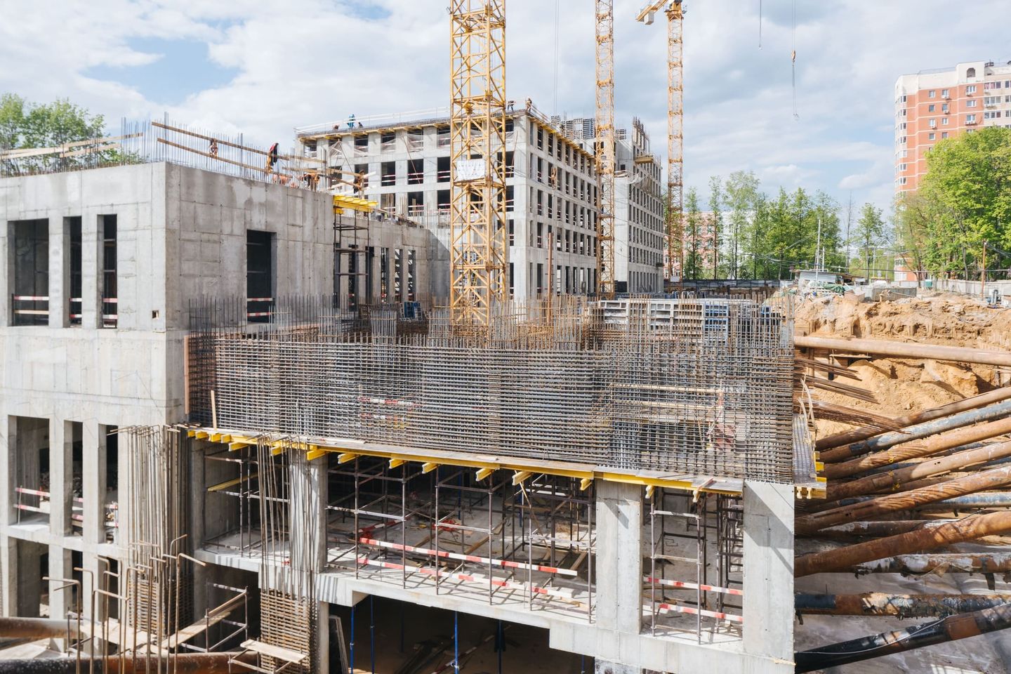 Construction progress