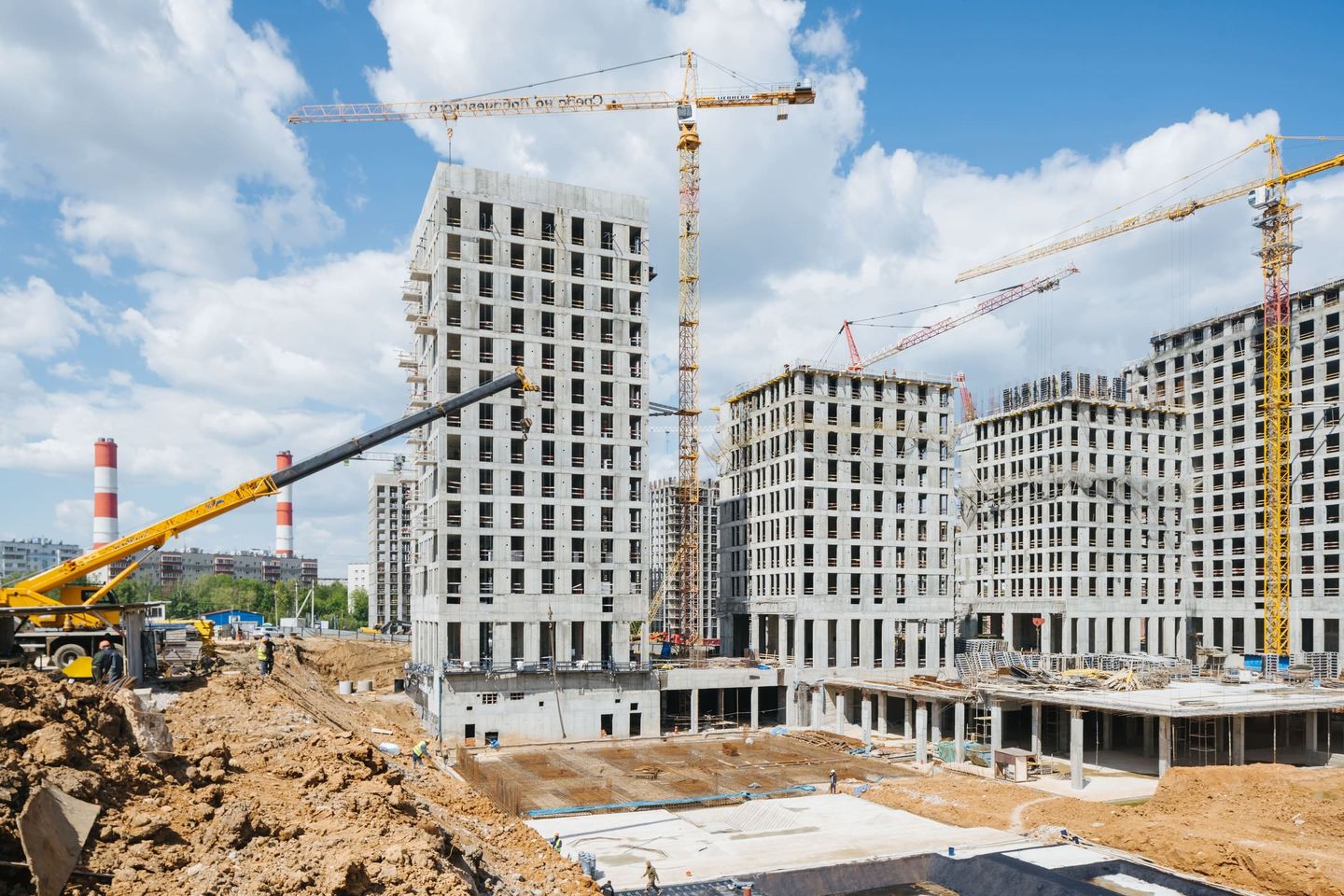 Construction progress