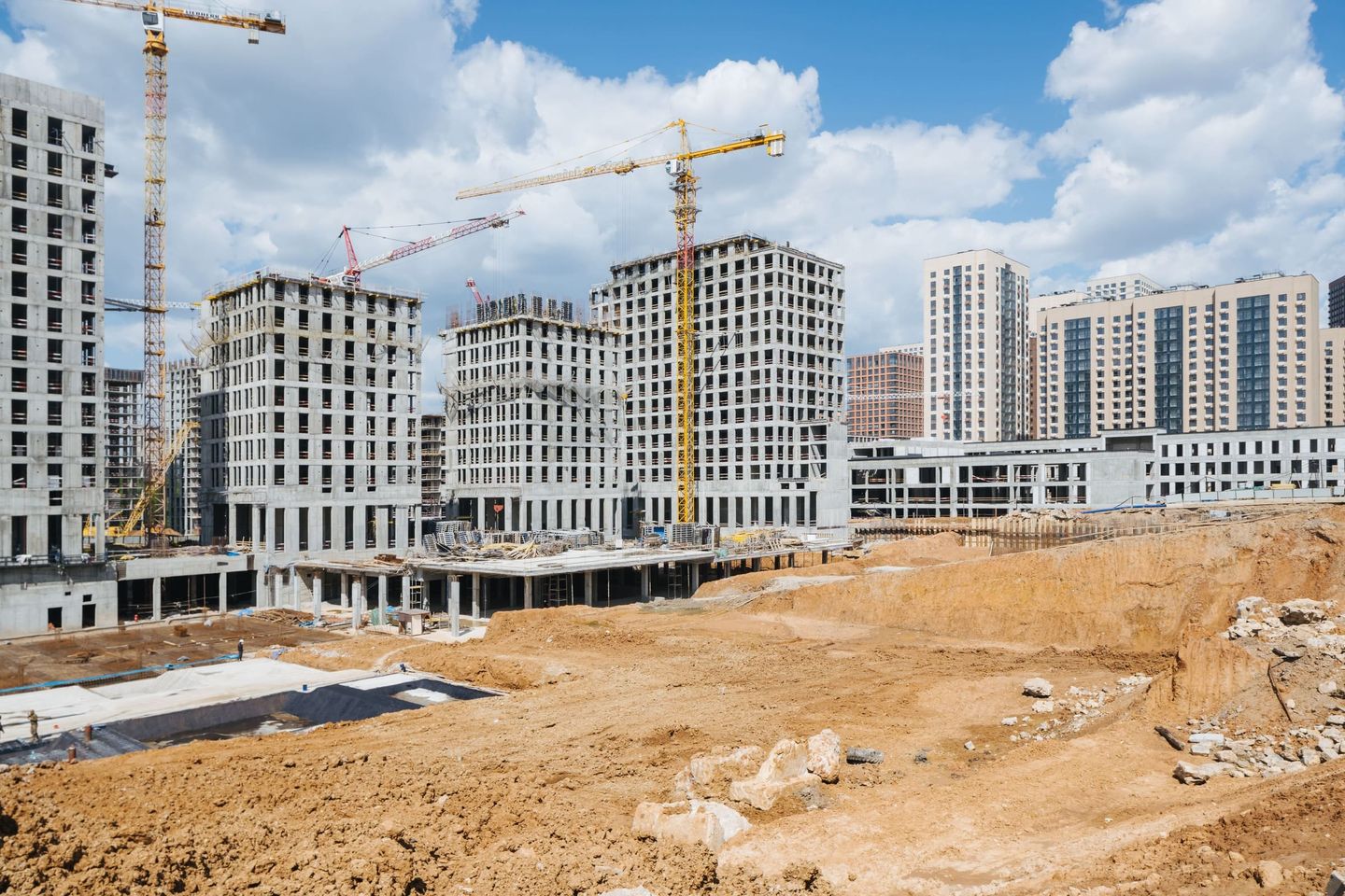 Construction progress
