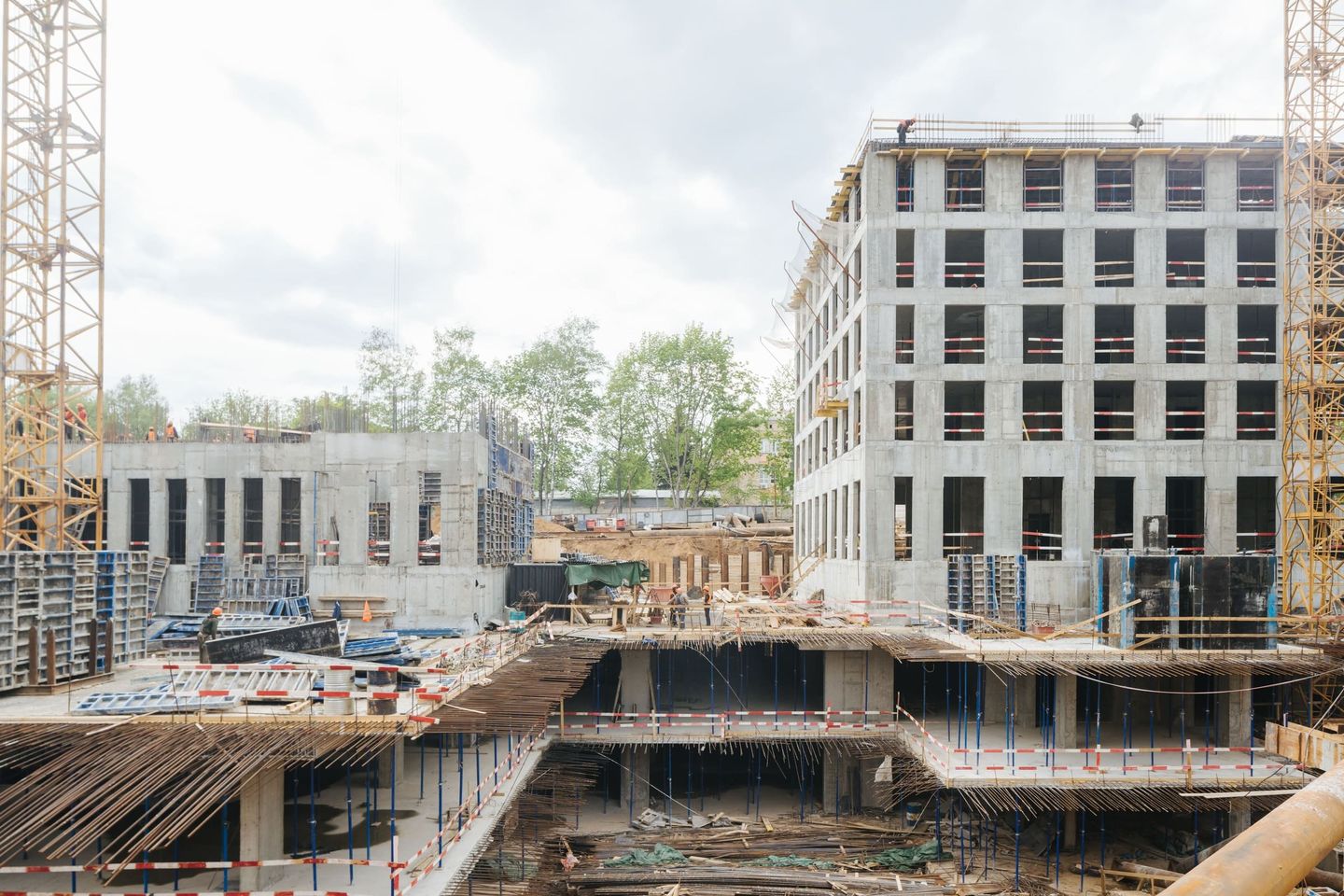Construction progress