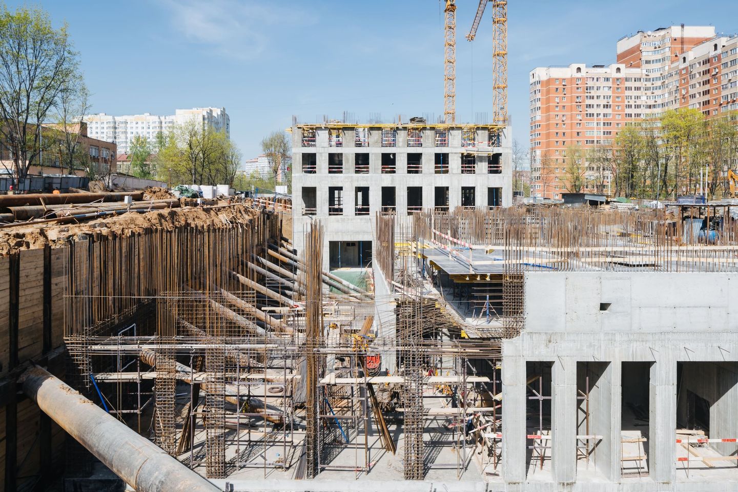 Construction progress