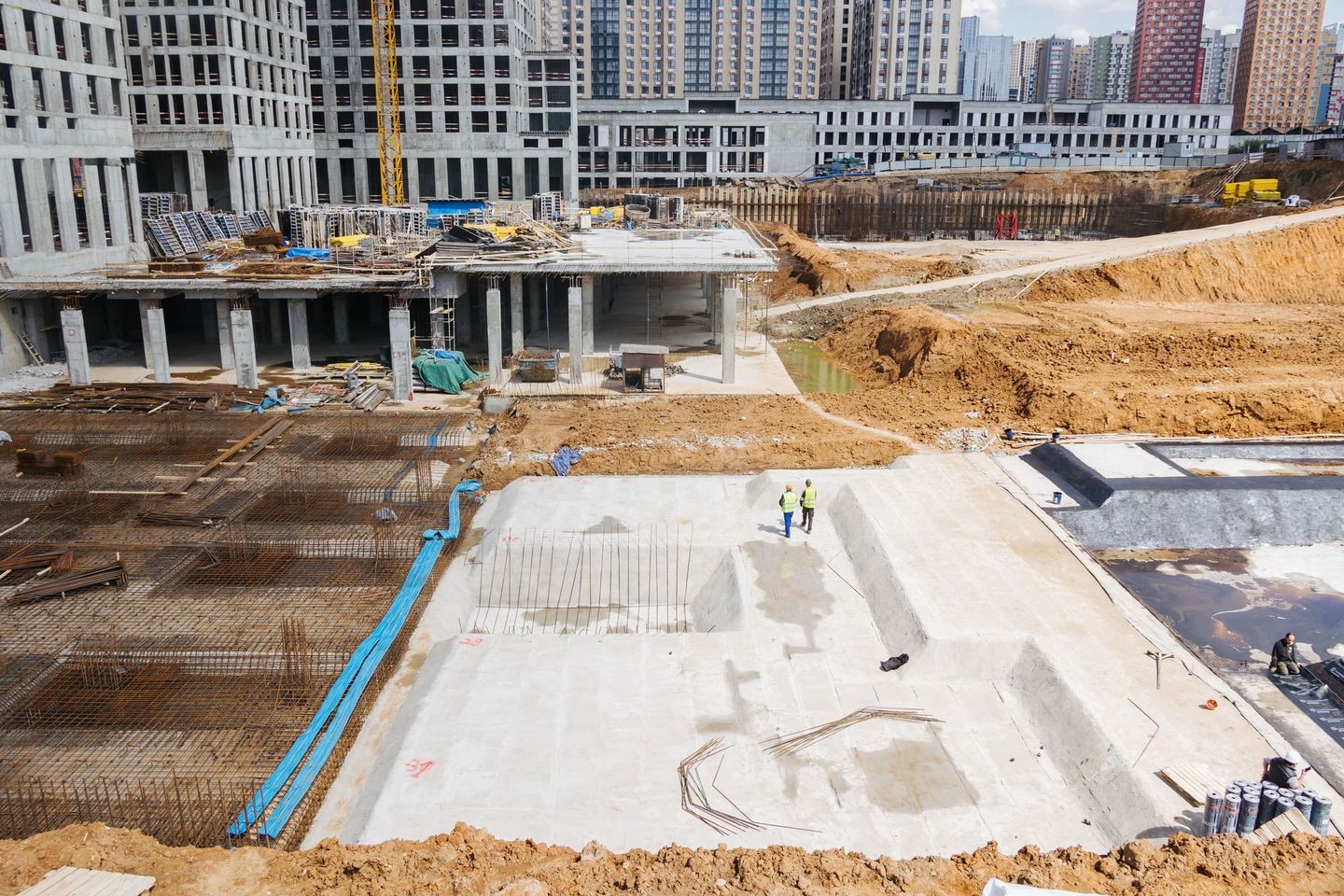 Construction progress