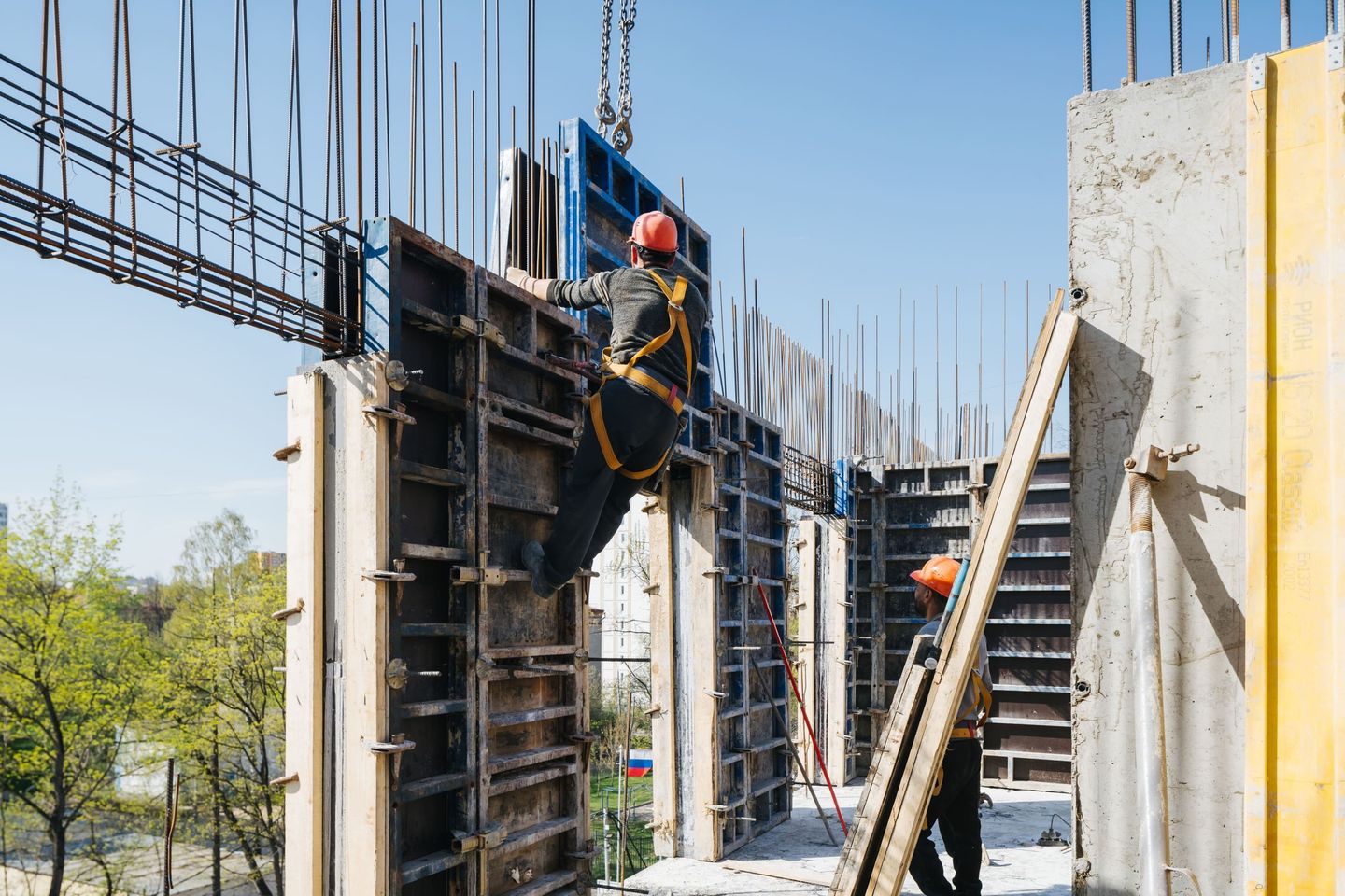 Construction progress
