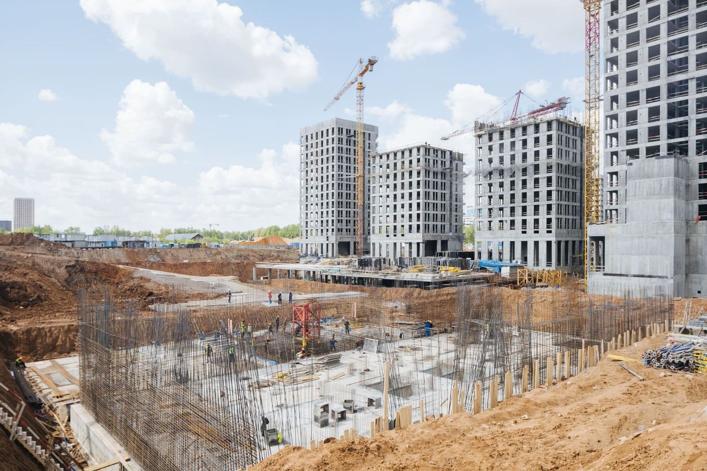 Construction progress