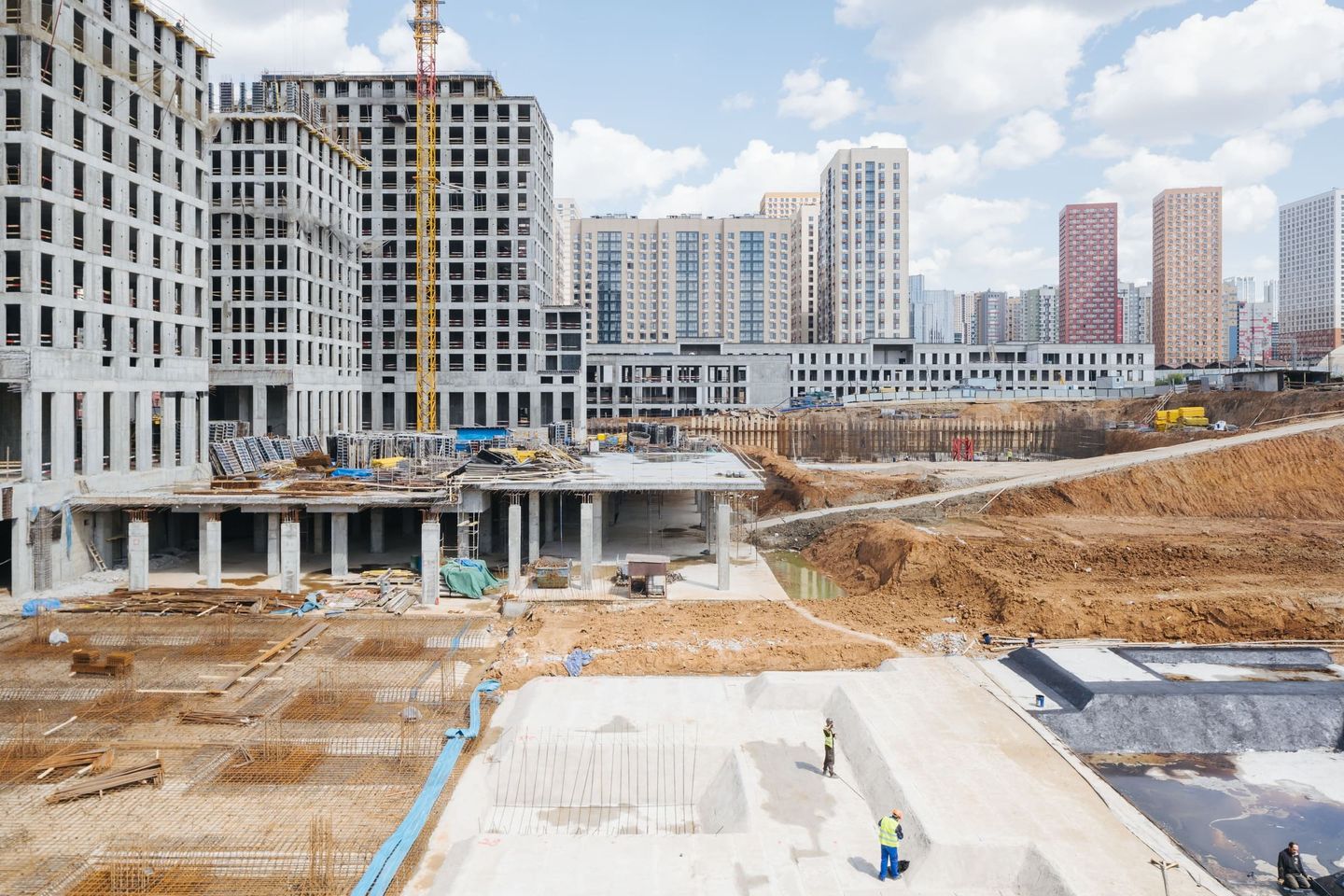 Construction progress