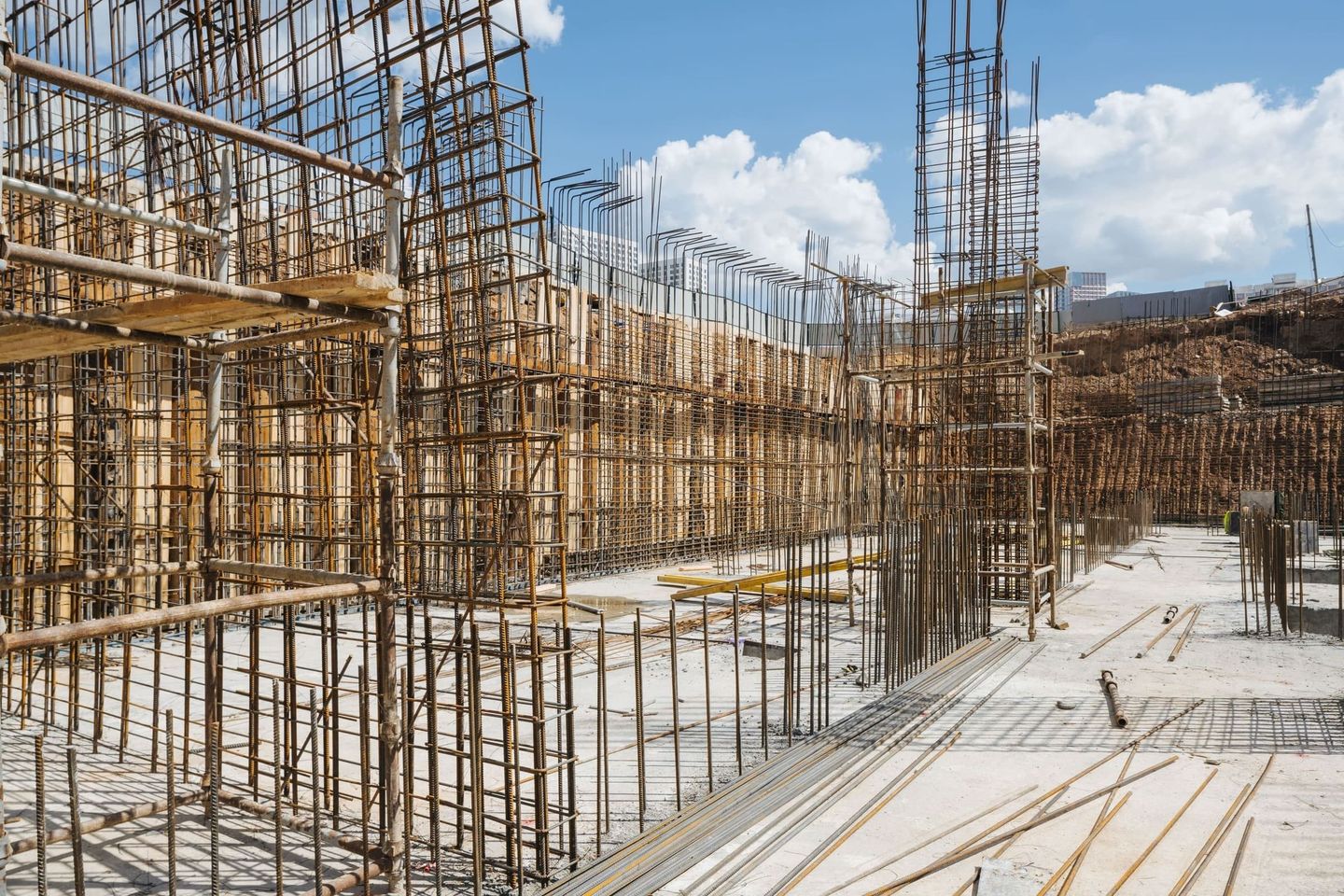 Construction progress