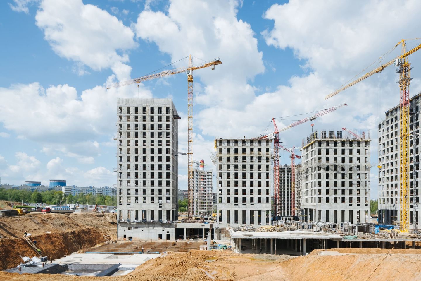 Construction progress