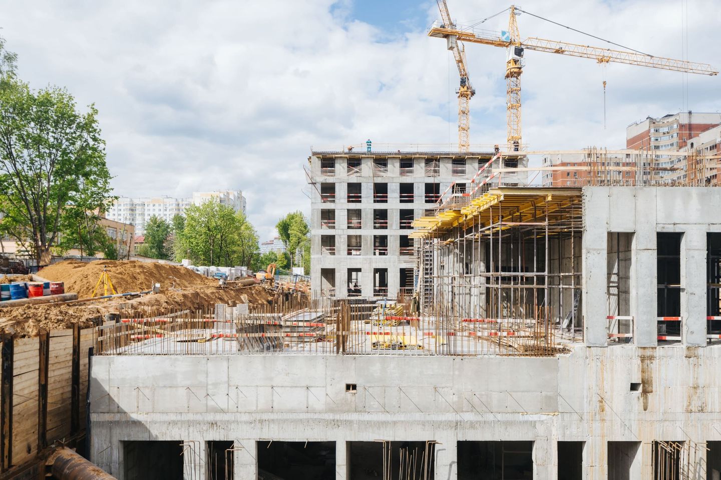 Construction progress