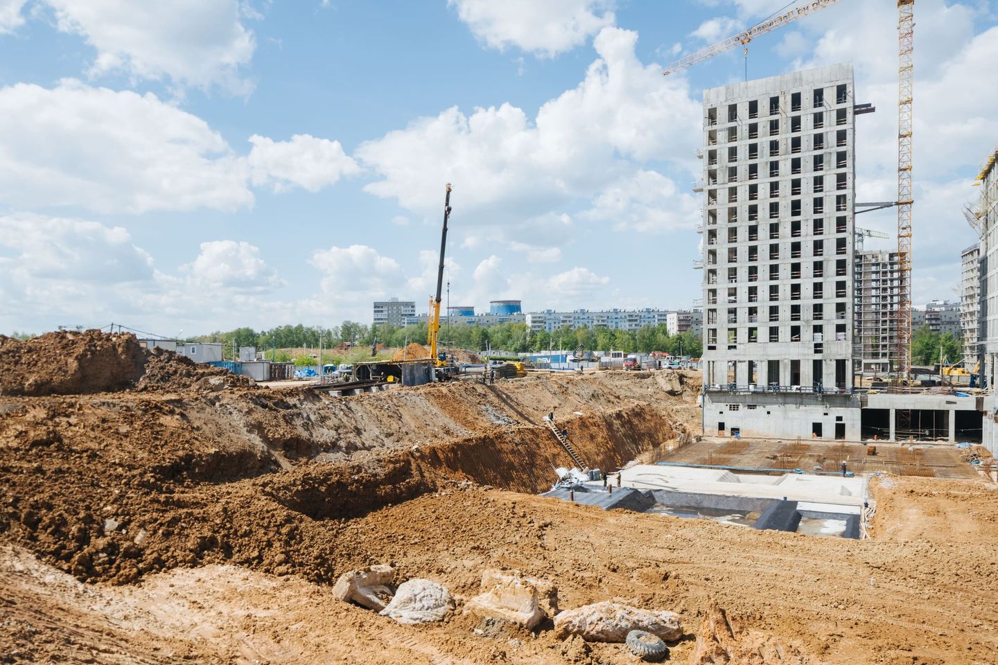 Construction progress