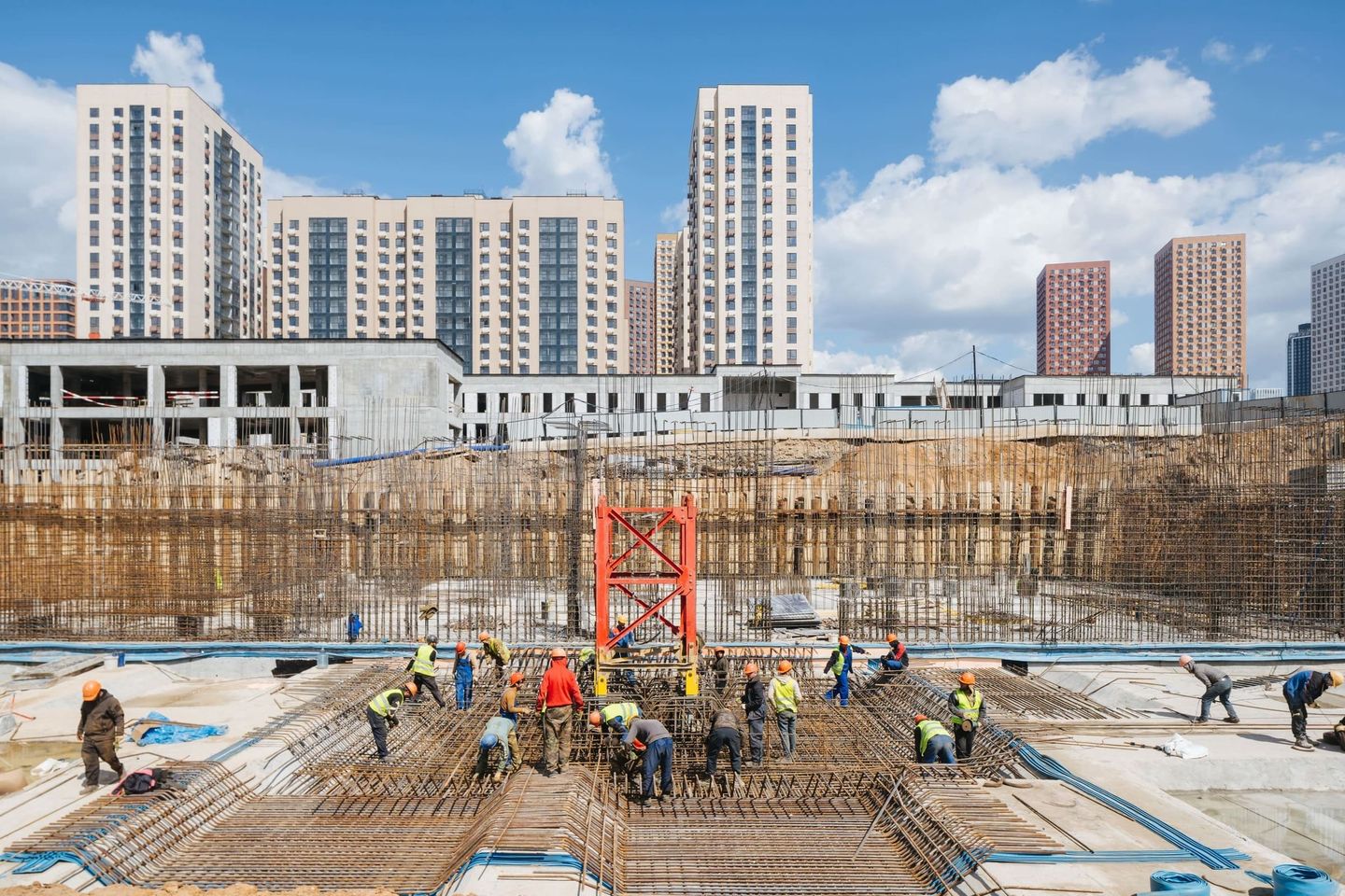 Construction progress