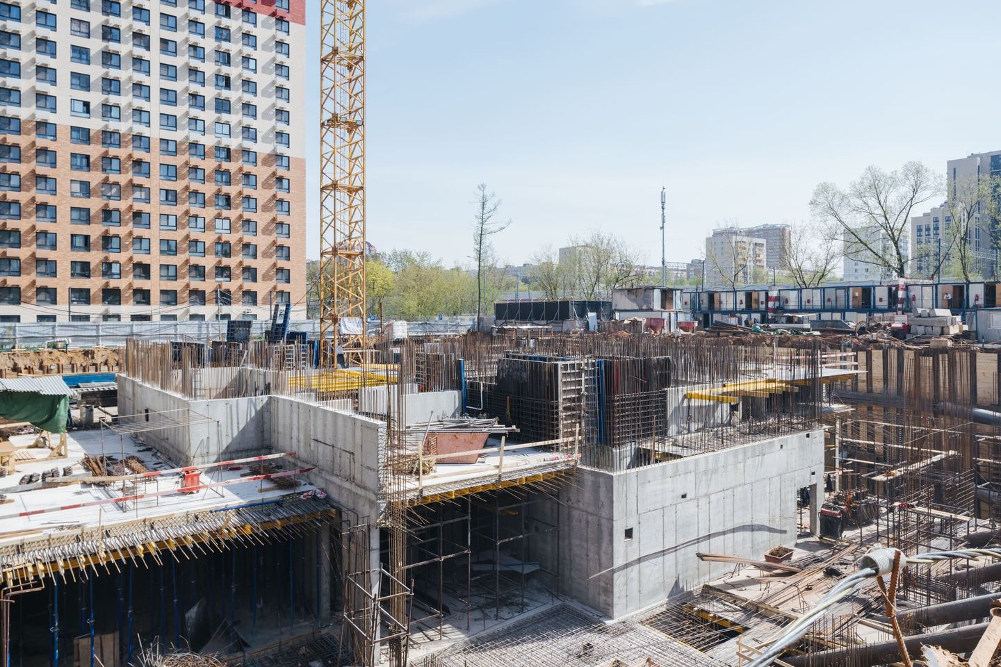 Construction progress