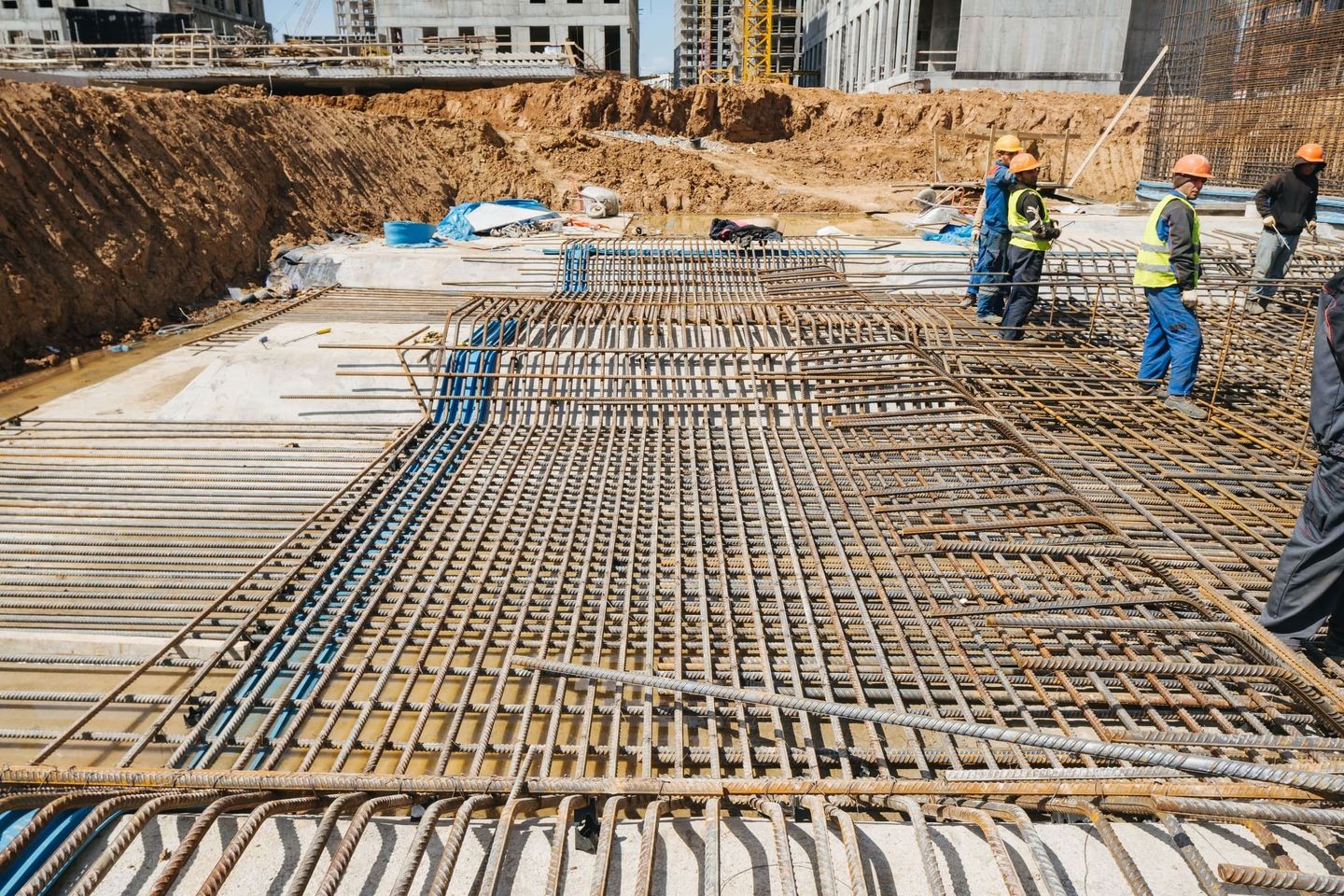 Construction progress