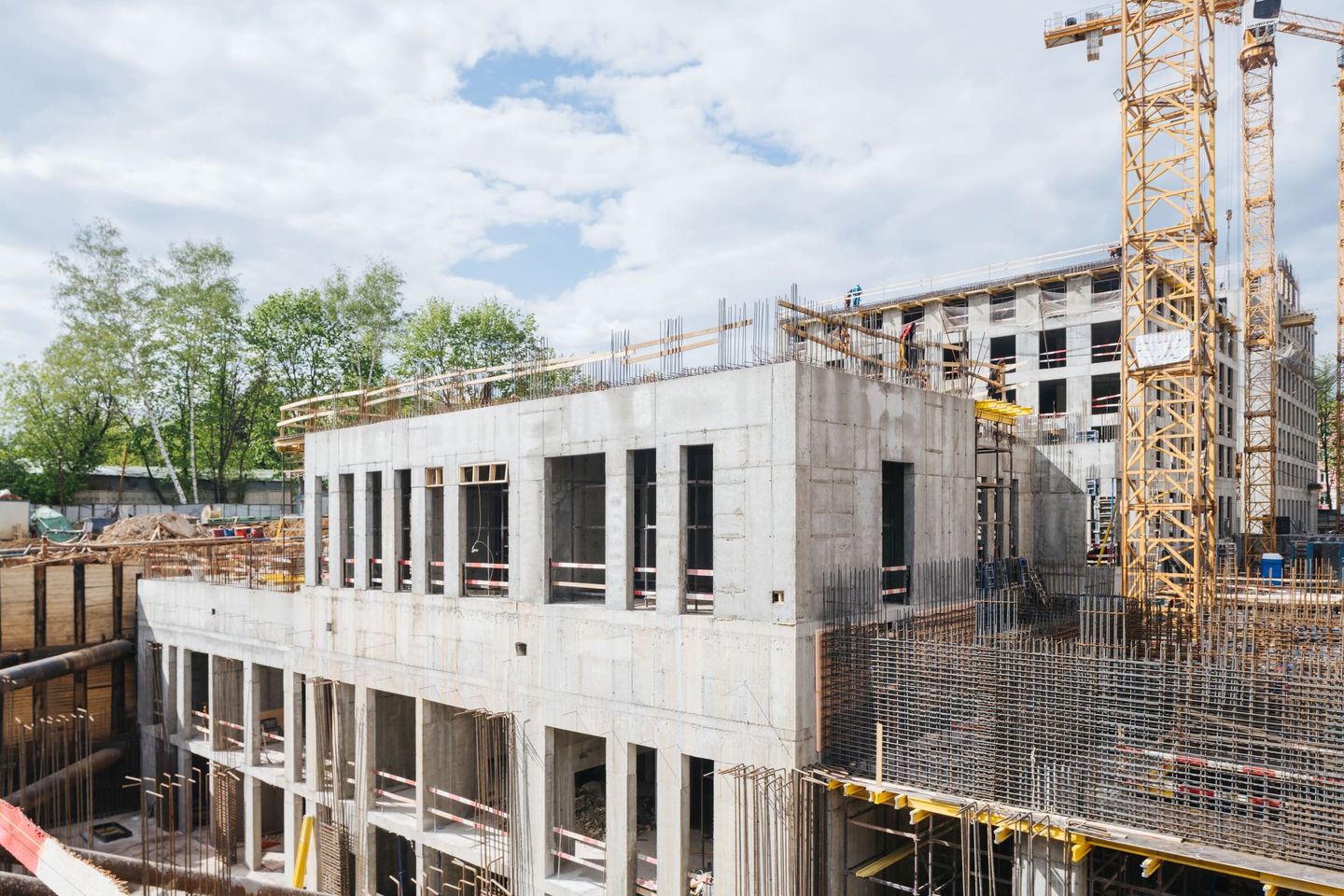 Construction progress